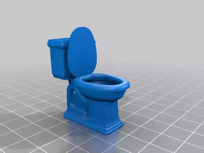 Toilet Low Poly