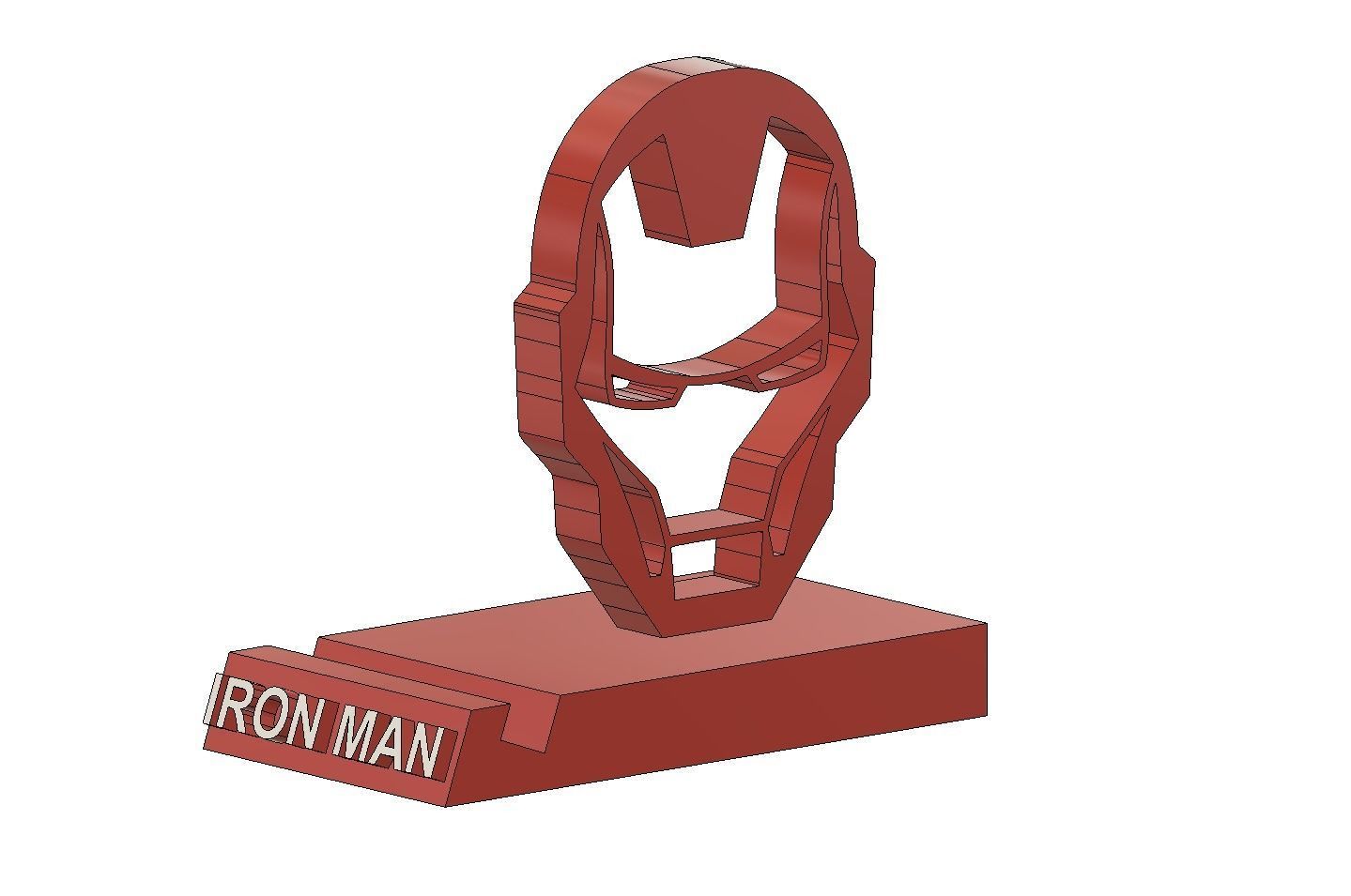 3D Iron Man Phone Holder 3D print model_2