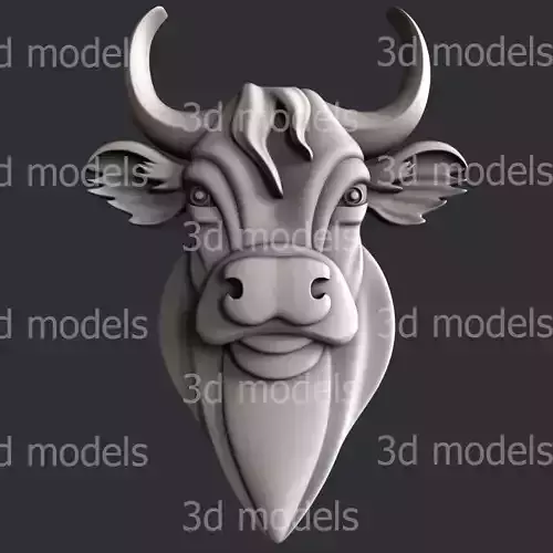 3d STL models for CNC or 3d printer bull P449