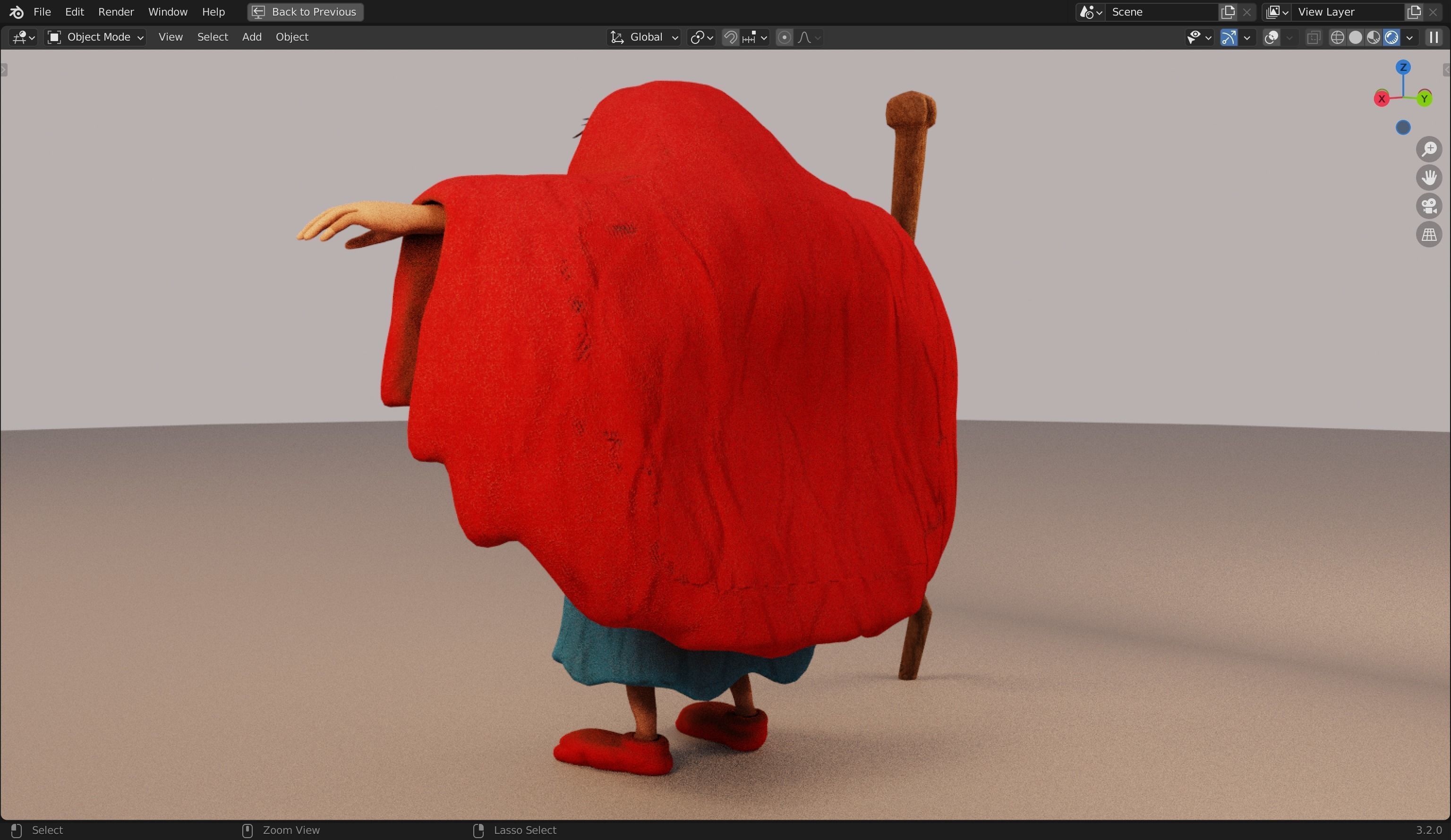 Wicked Weevil Witch 3d Model Low-poly 3D model_23