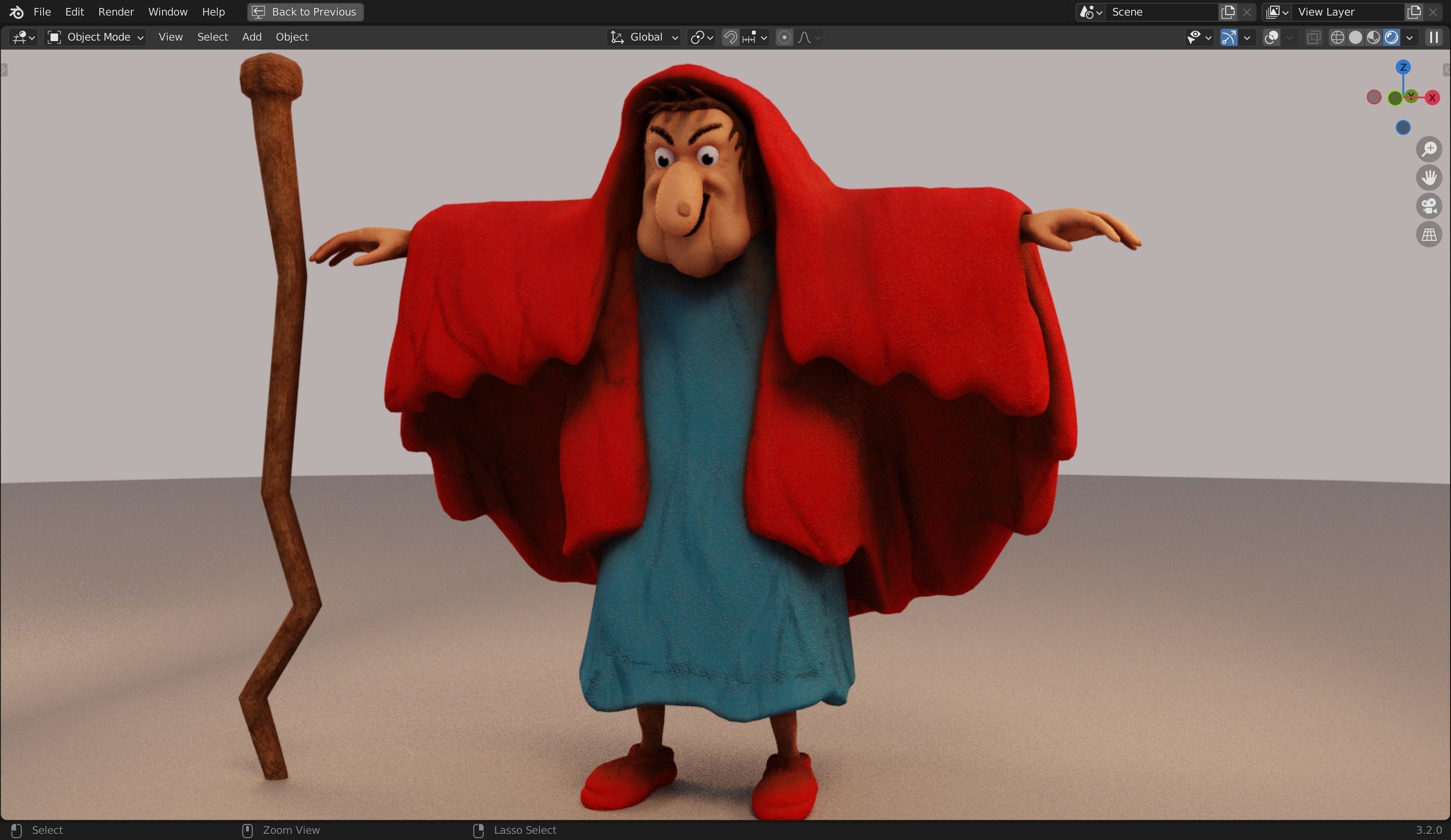 Wicked Weevil Witch 3d Model Low-poly 3D model_20