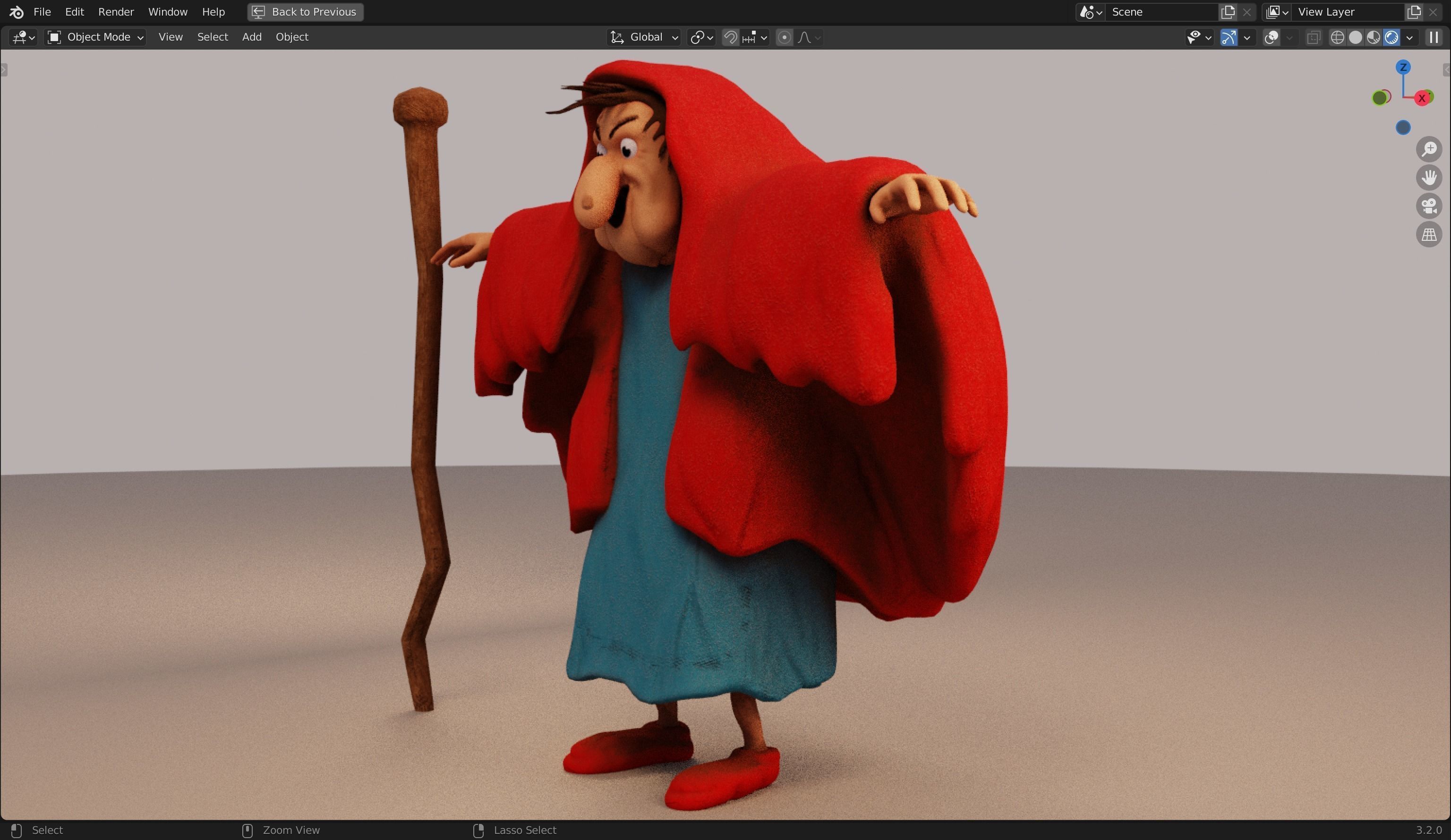 Wicked Weevil Witch 3d Model Low-poly 3D model_21