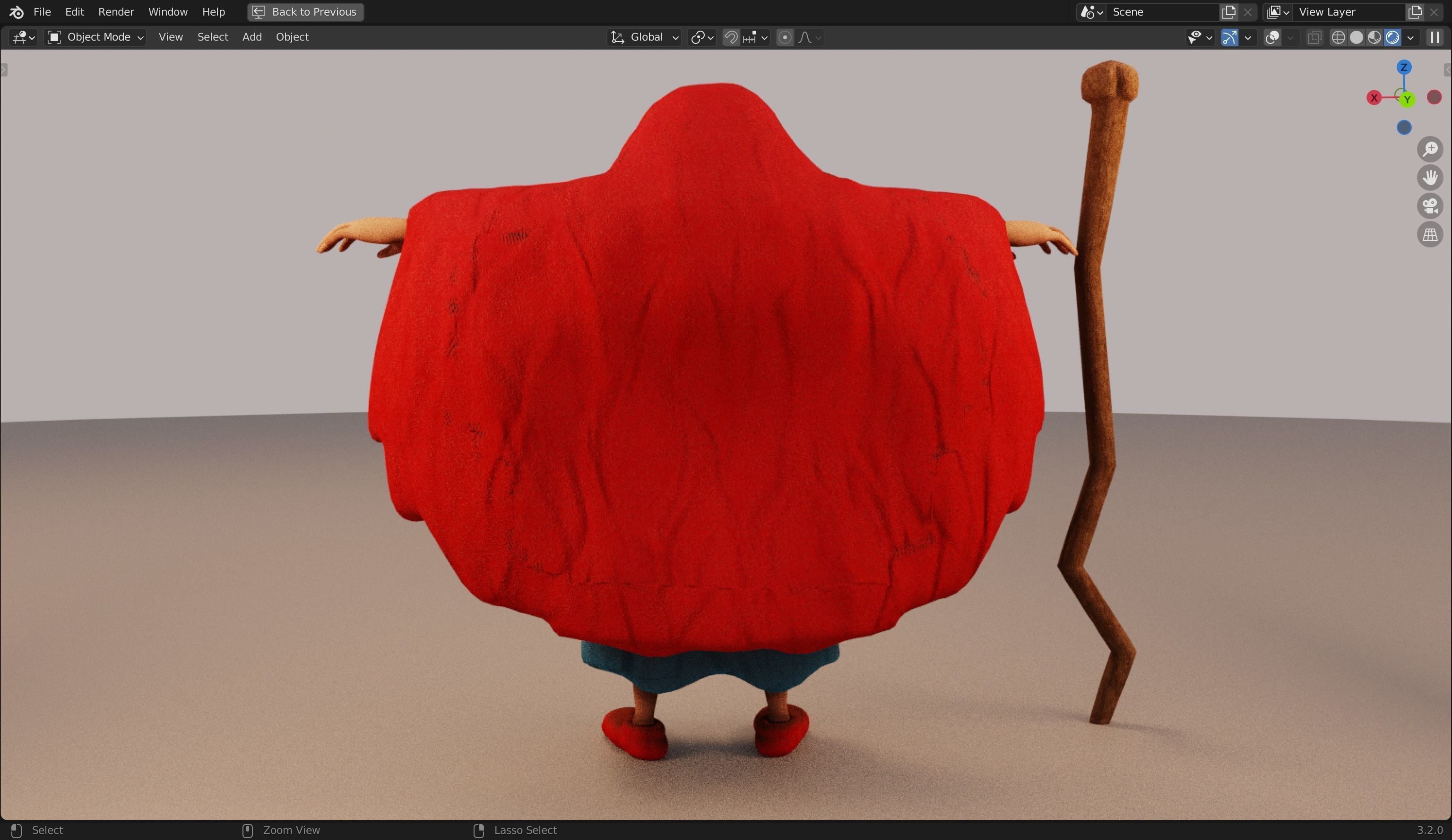 Wicked Weevil Witch 3d Model Low-poly 3D model_24