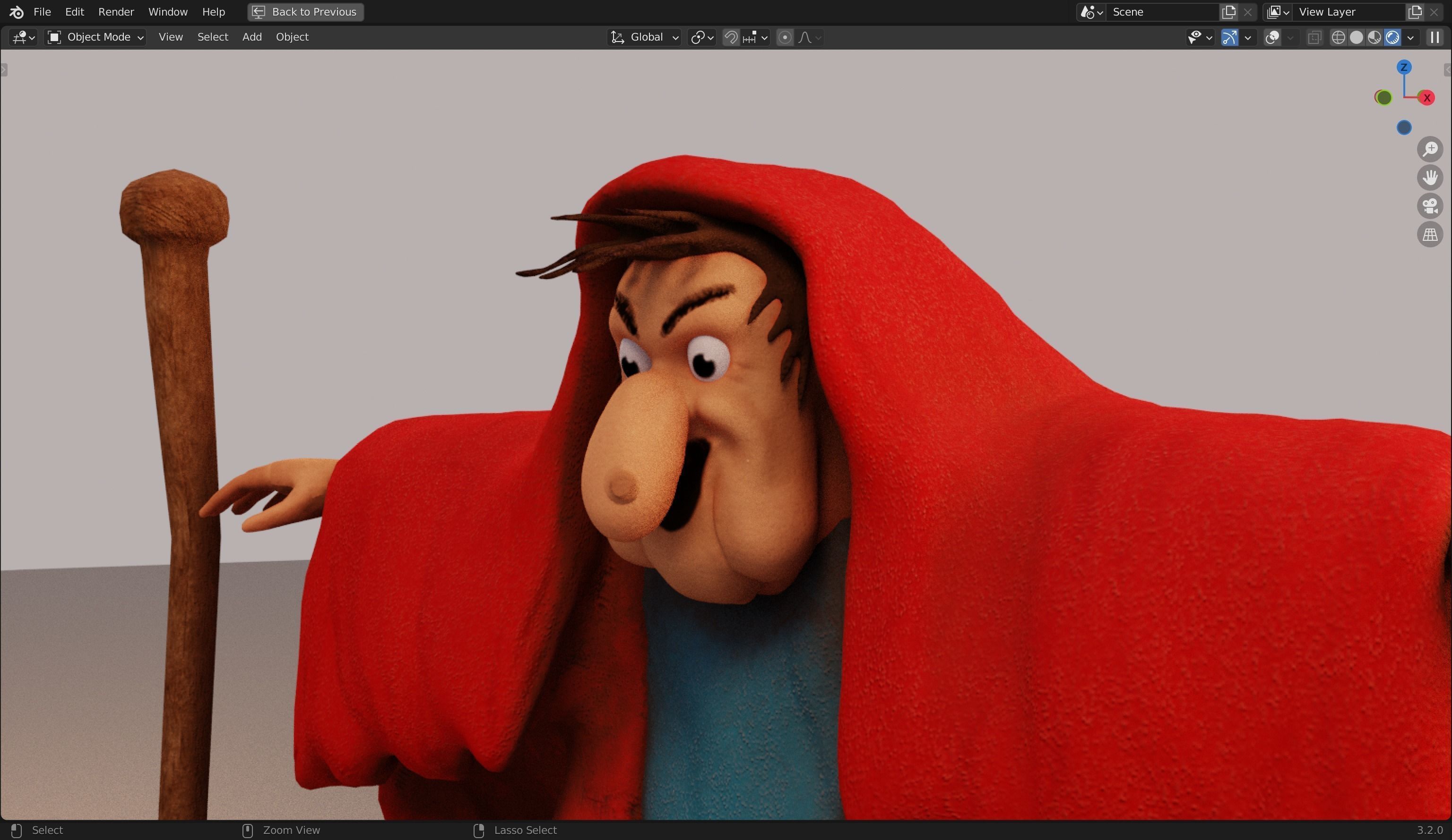 Wicked Weevil Witch 3d Model Low-poly 3D model_5