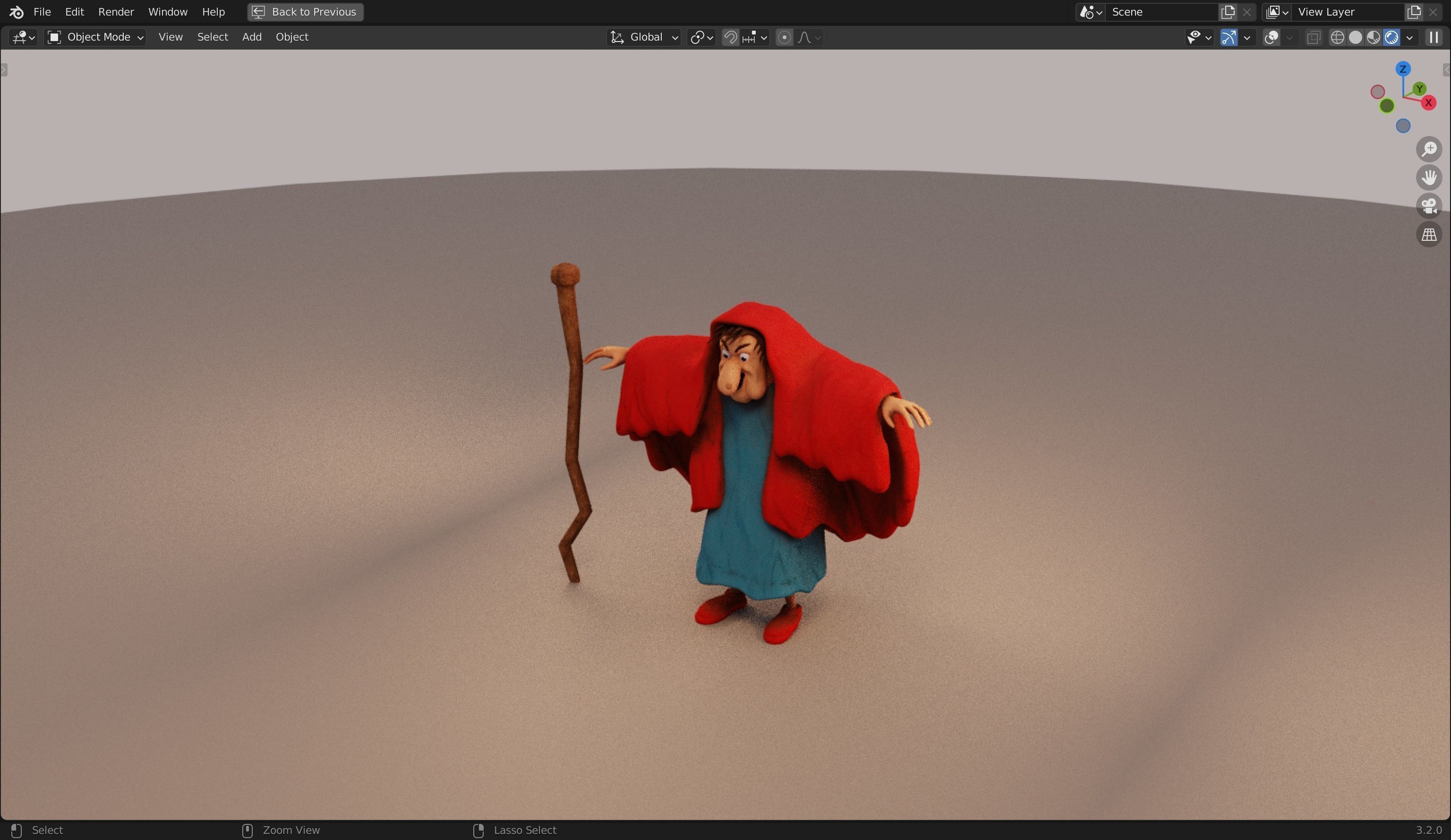 Wicked Weevil Witch 3d Model Low-poly 3D model_15