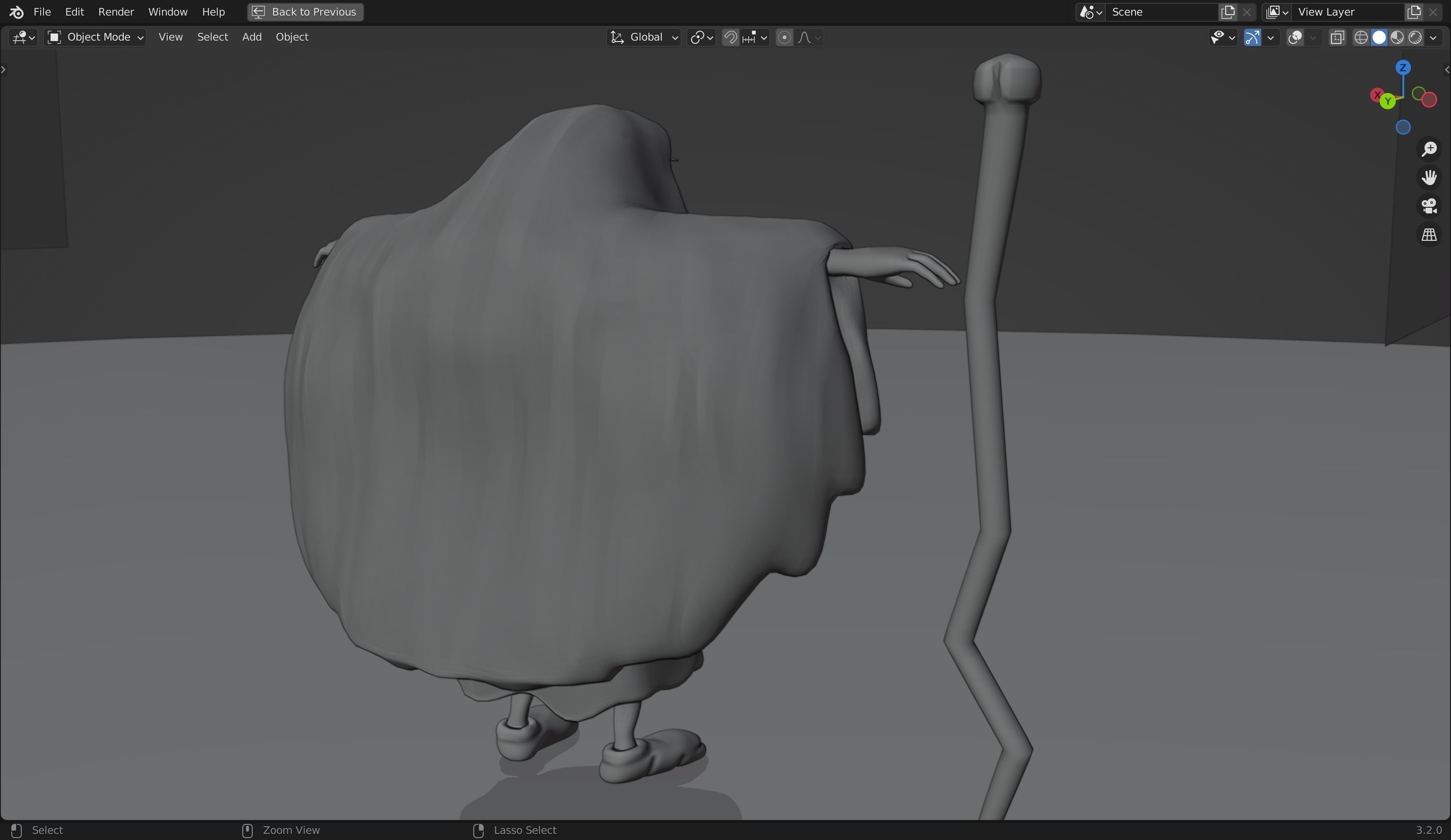 Wicked Weevil Witch 3d Model Low-poly 3D model_10