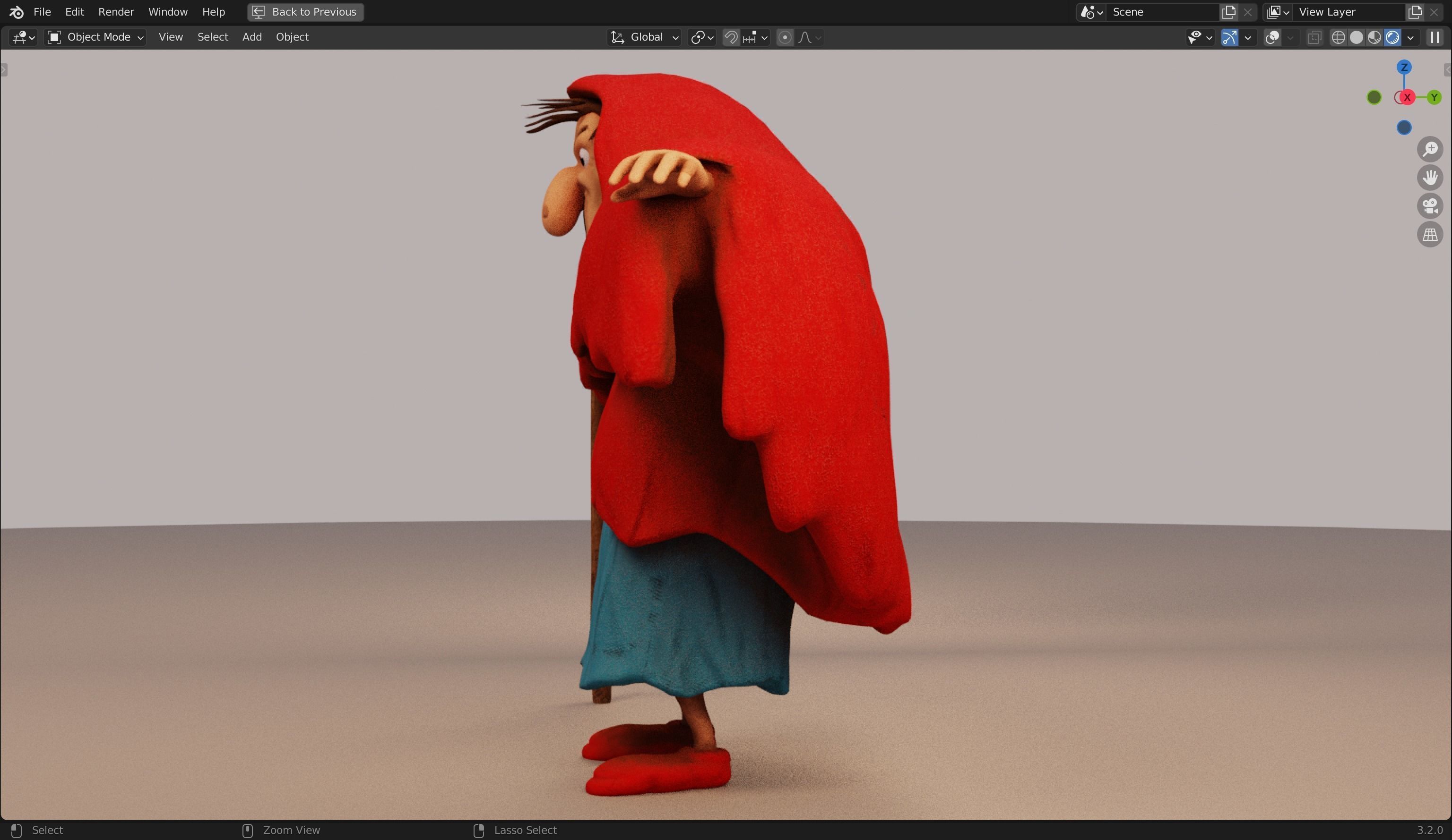 Wicked Weevil Witch 3d Model Low-poly 3D model_22