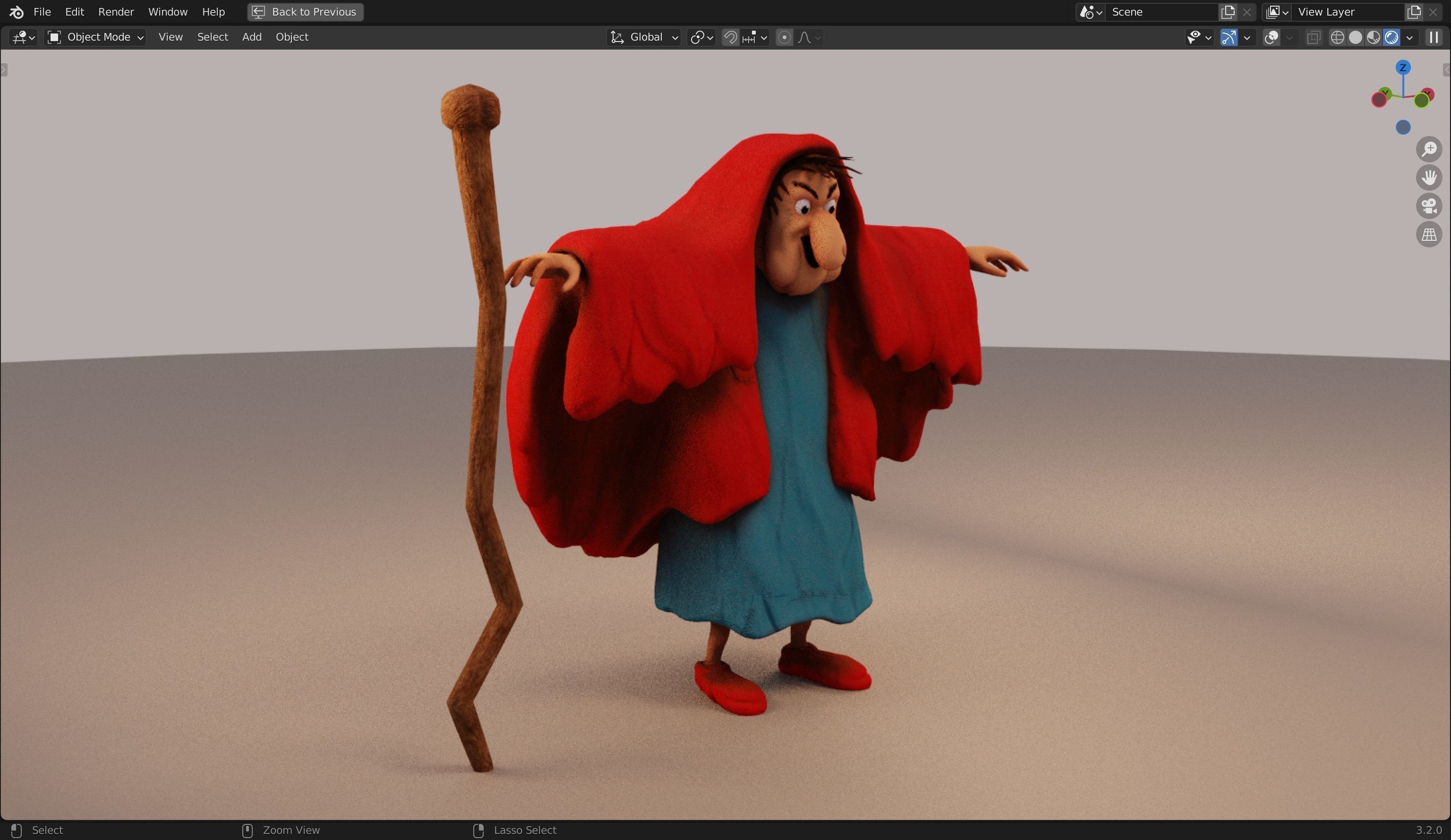 Wicked Weevil Witch 3d Model Low-poly 3D model_26