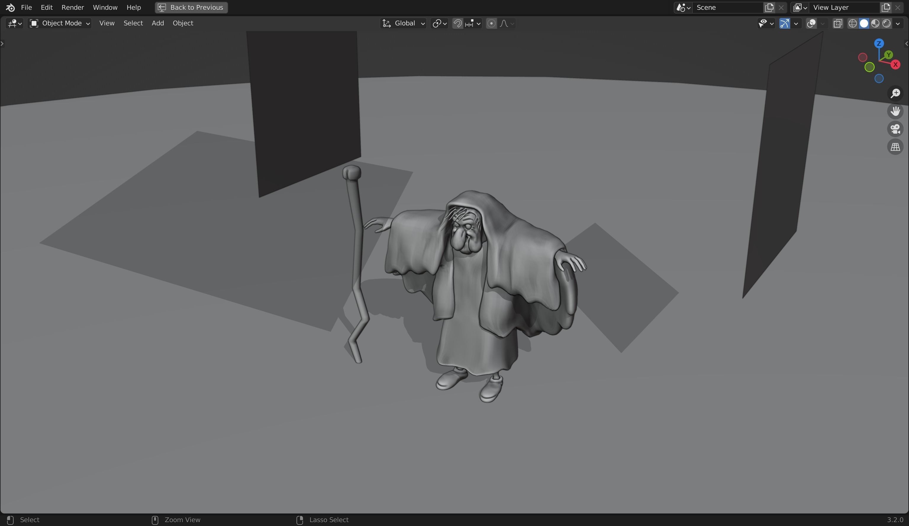 Wicked Weevil Witch 3d Model Low-poly 3D model_12