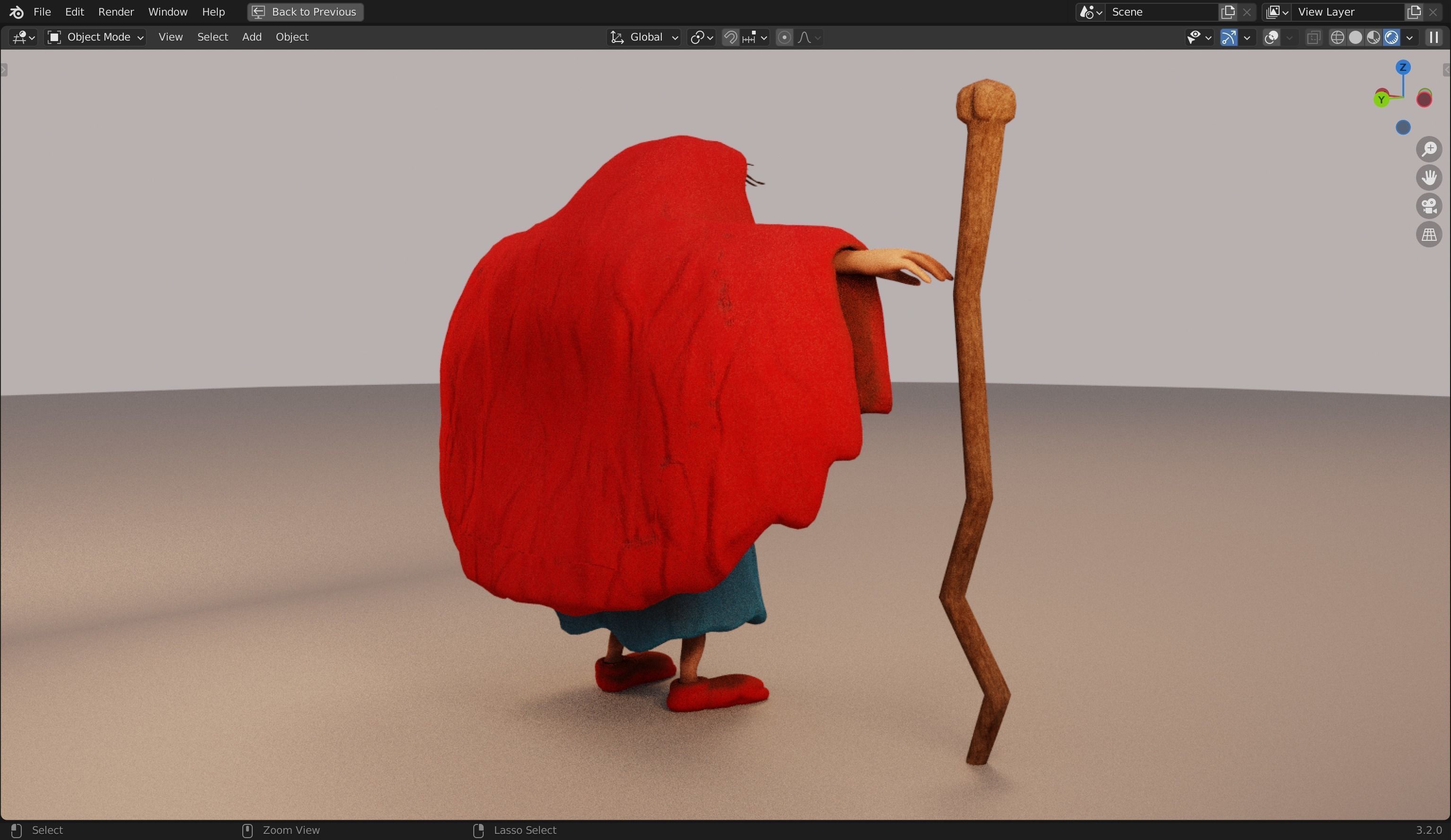 Wicked Weevil Witch 3d Model Low-poly 3D model_25