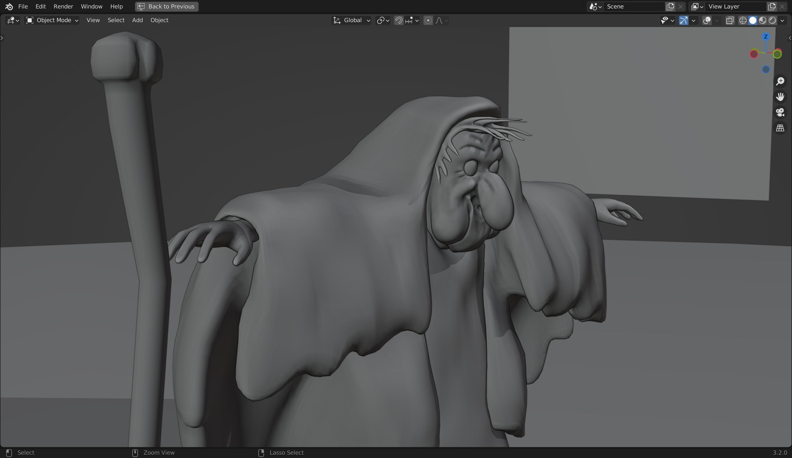 Wicked Weevil Witch 3d Model Low-poly 3D model_9