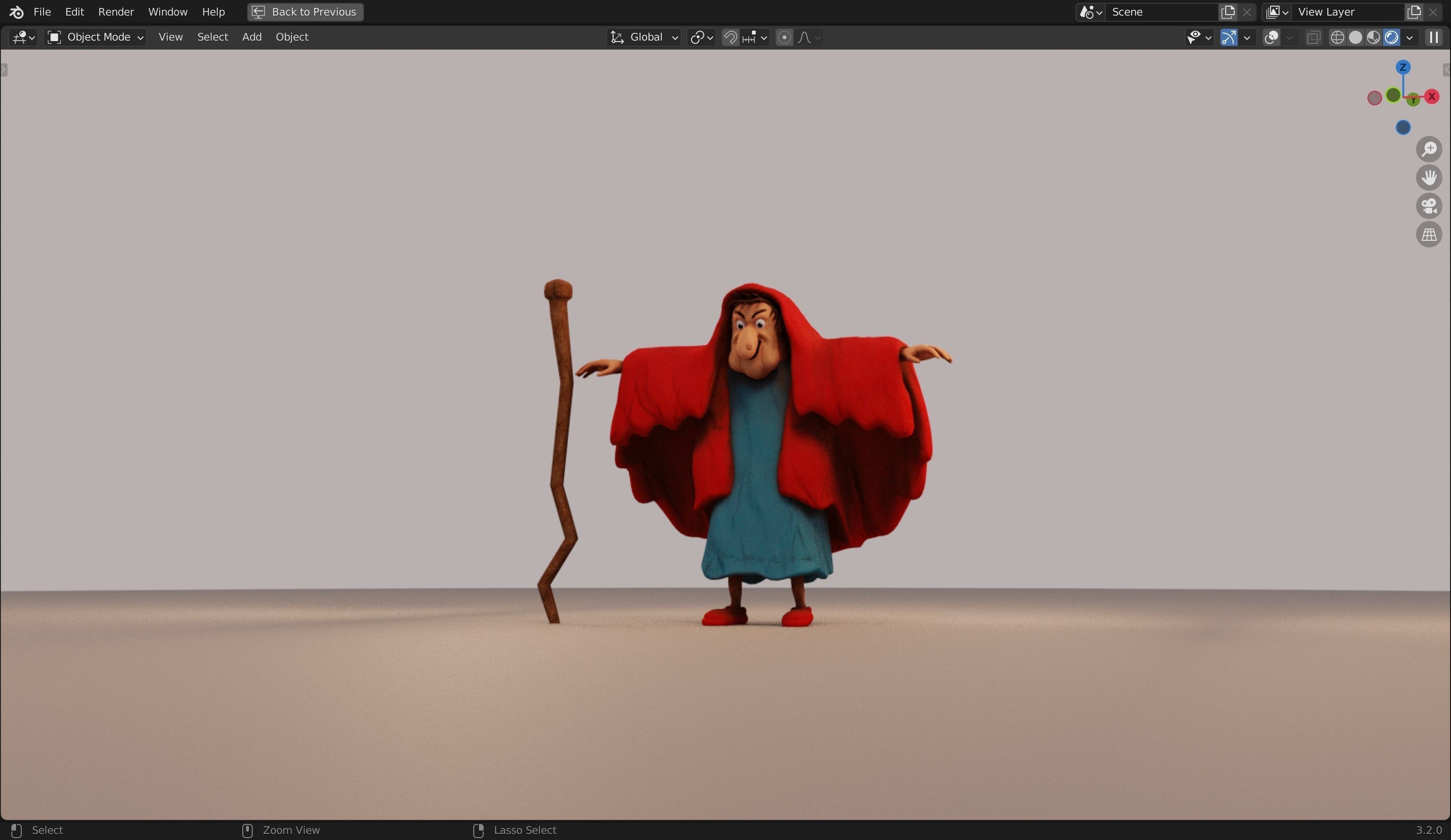 Wicked Weevil Witch 3d Model Low-poly 3D model_16