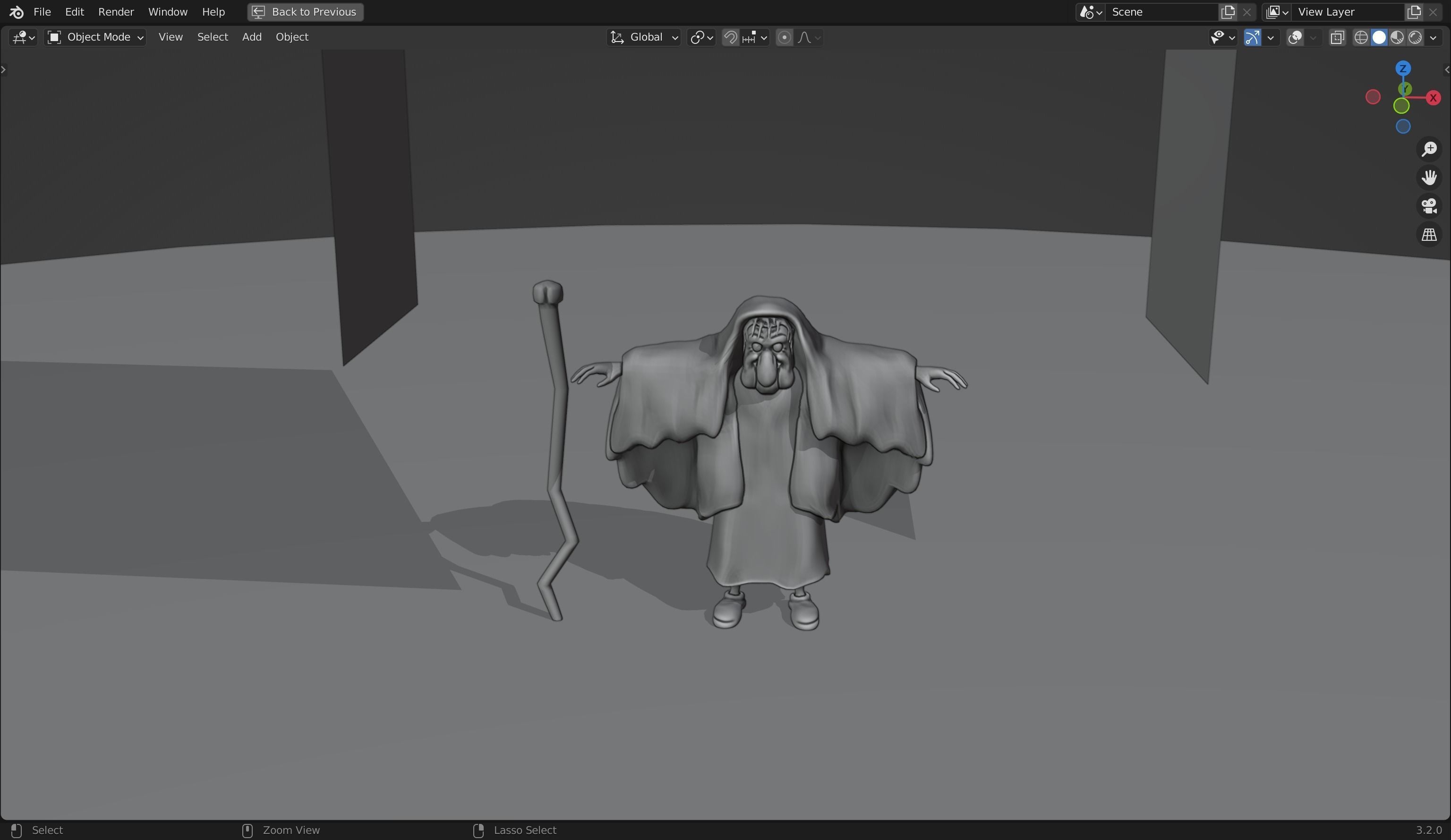 Wicked Weevil Witch 3d Model Low-poly 3D model_13