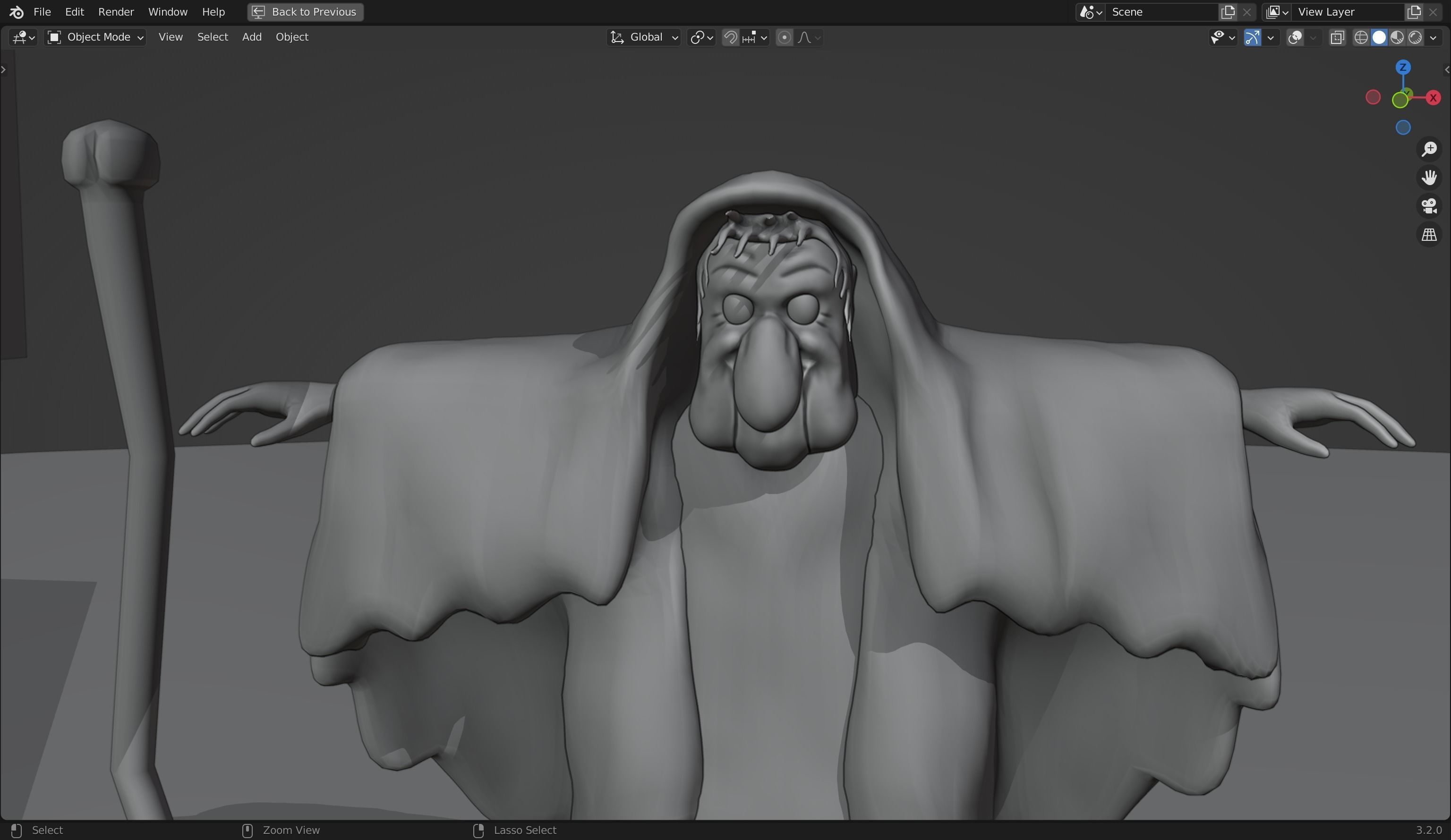 Wicked Weevil Witch 3d Model Low-poly 3D model_8