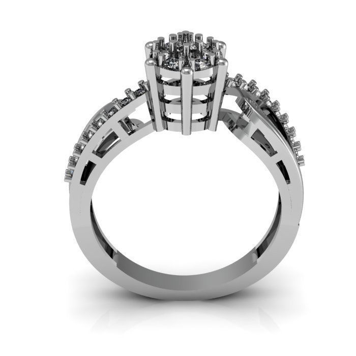 wedding ring 3D print model_7