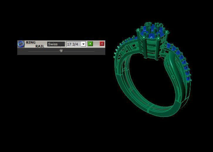 wedding ring 3D print model_16
