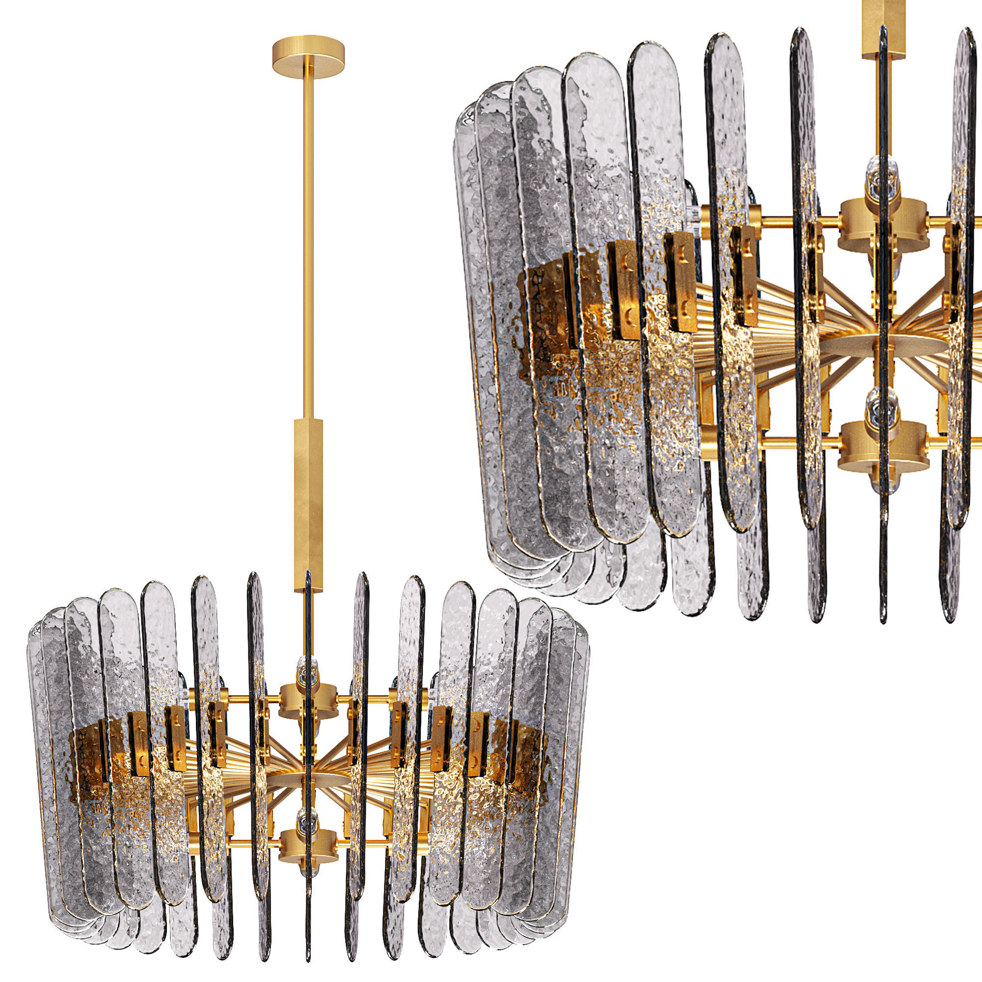 Klaus Chandelier By Arteriors Home 3D model_1
