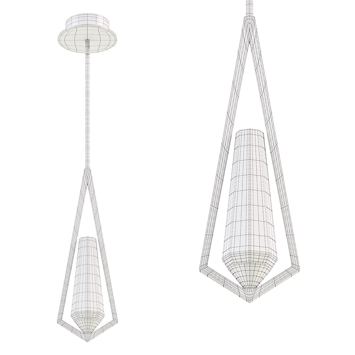 Devotion Mini Pendant By Schonbek Beyond 3D model_2