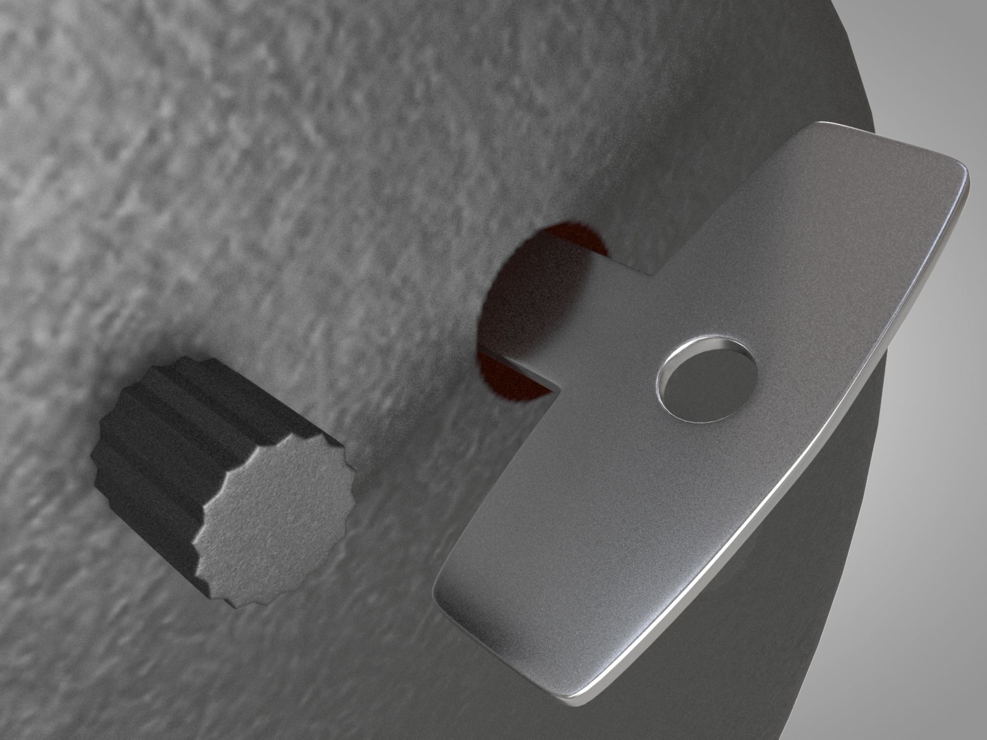 Alarm Clock 01 Low-poly 3D model_8