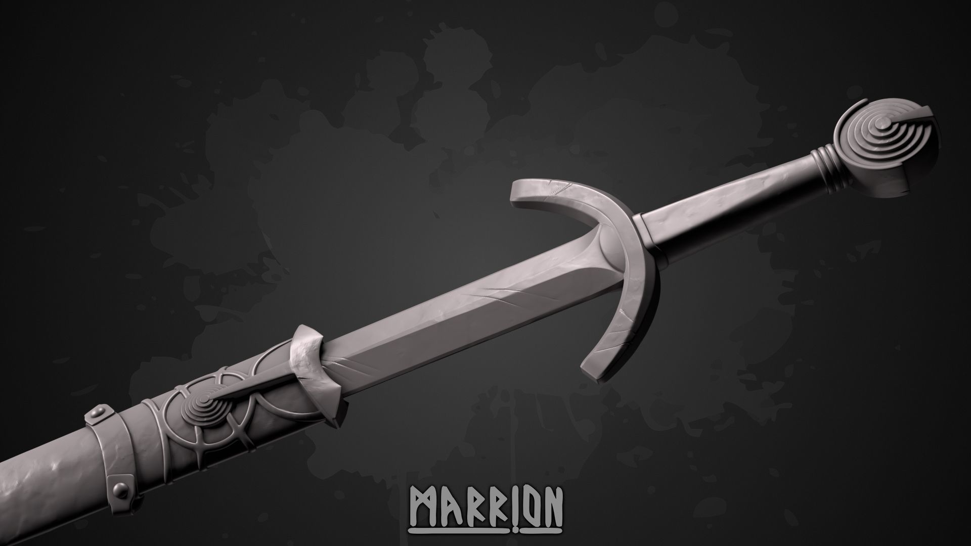 Gondorian Infantry Sword 3D print model_0