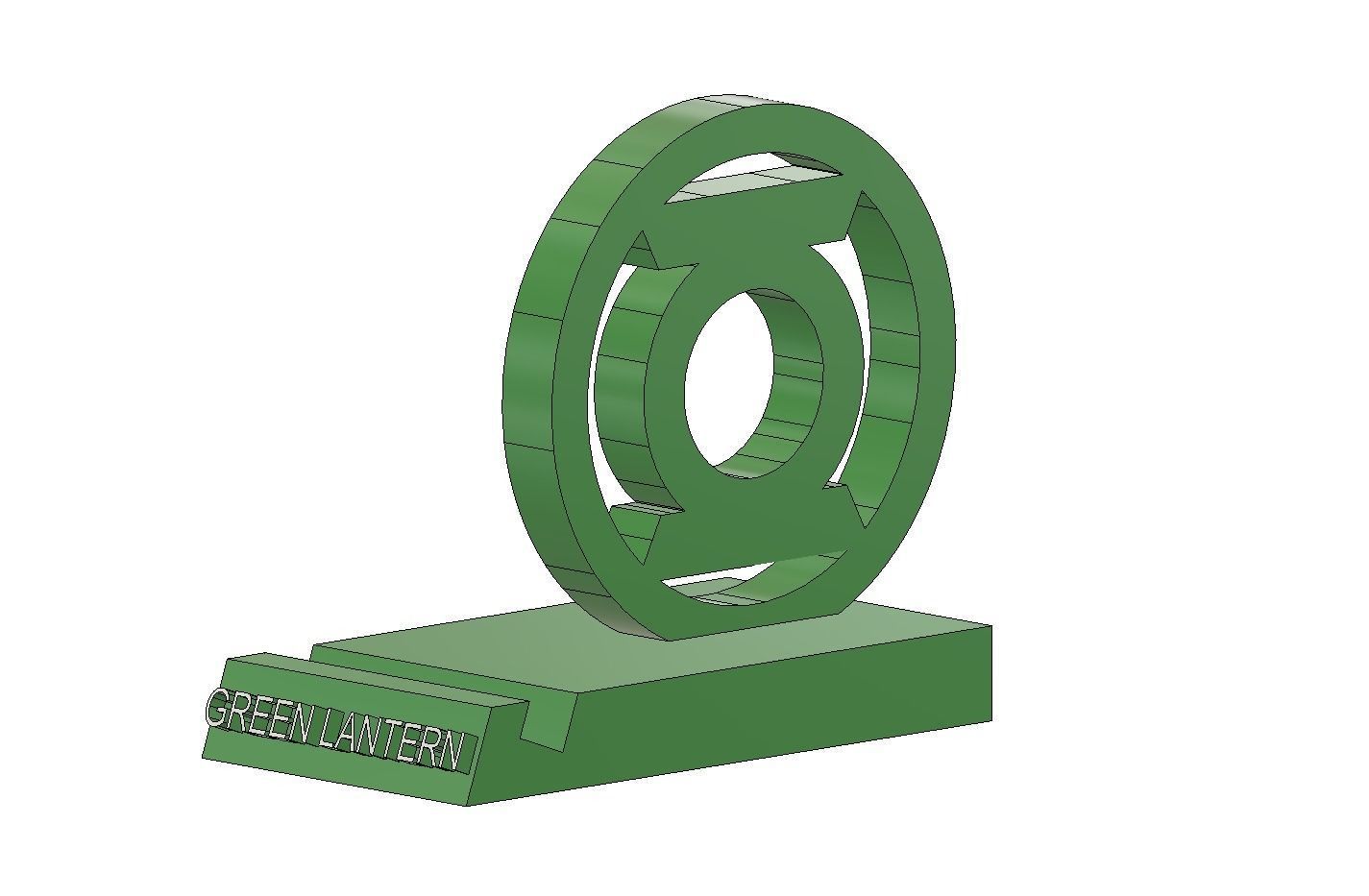 3D Green Lantern Phone Holder 3D print model_2