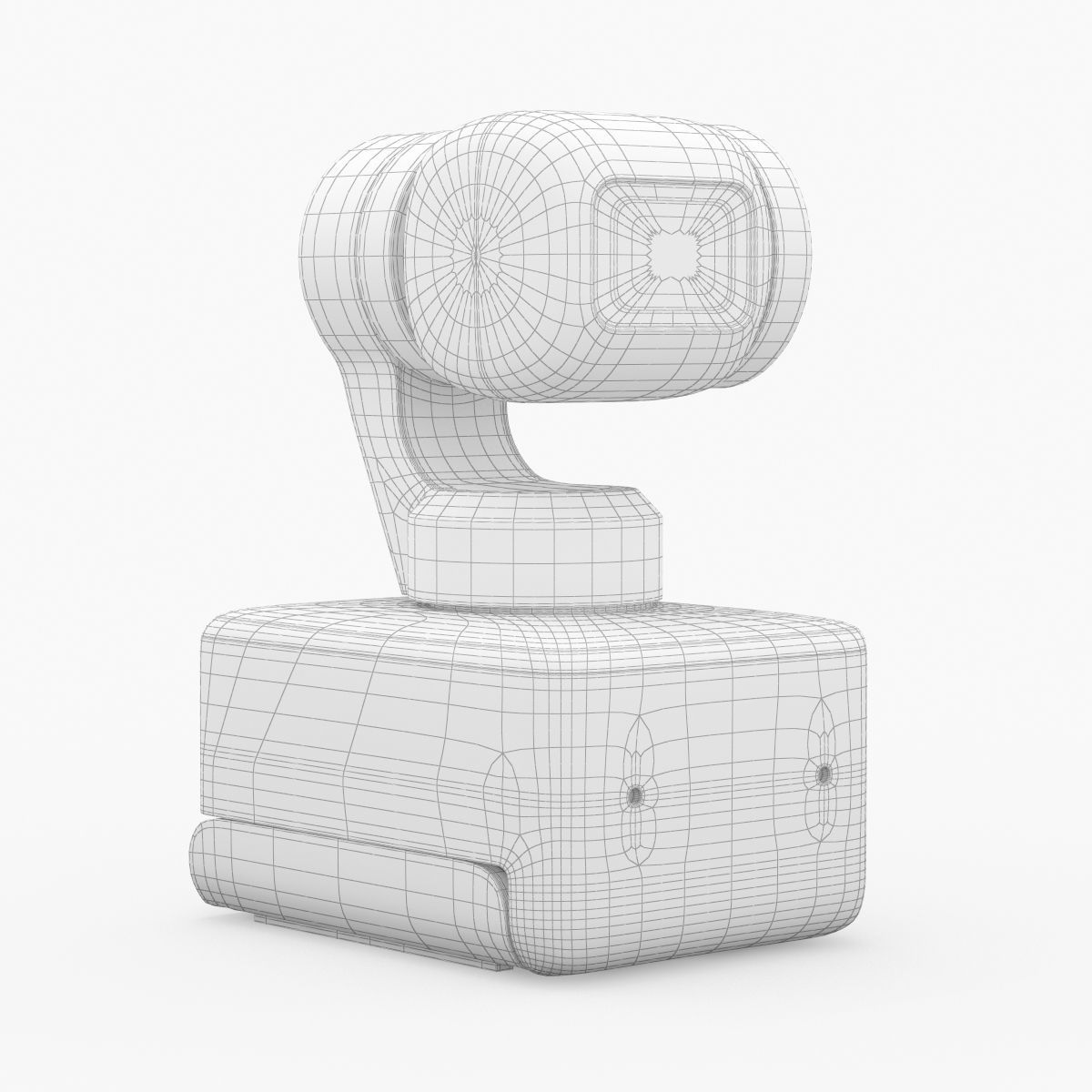 USB Webcam Insta360 Link  Low-poly 3D model_34