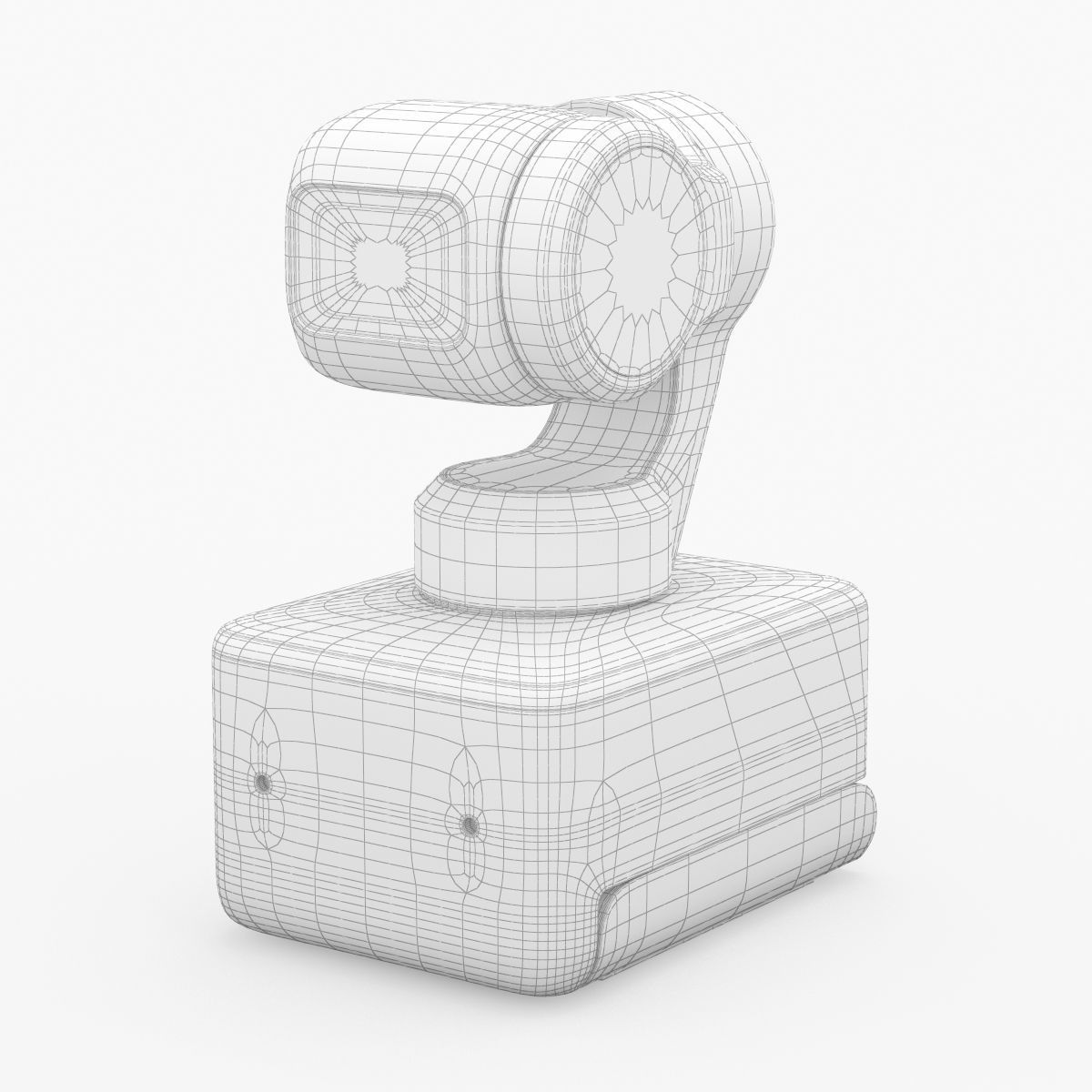 USB Webcam Insta360 Link  Low-poly 3D model_32