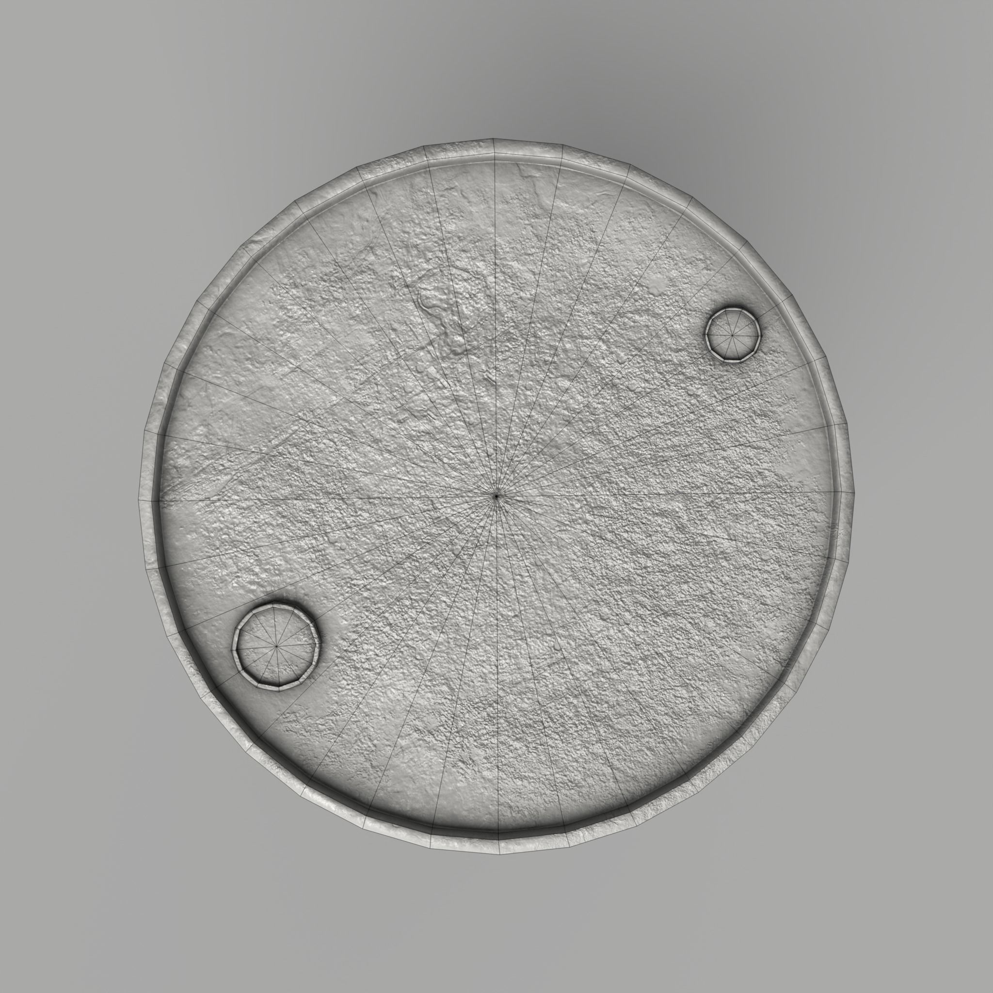 Oil Barrel Drum Metal Rusty Free low-poly 3D model_15