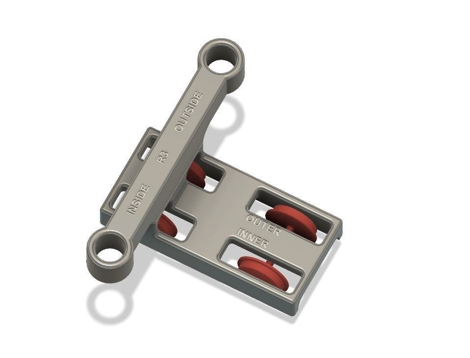 OO Curved Platform Distance Tool 3D print model_10