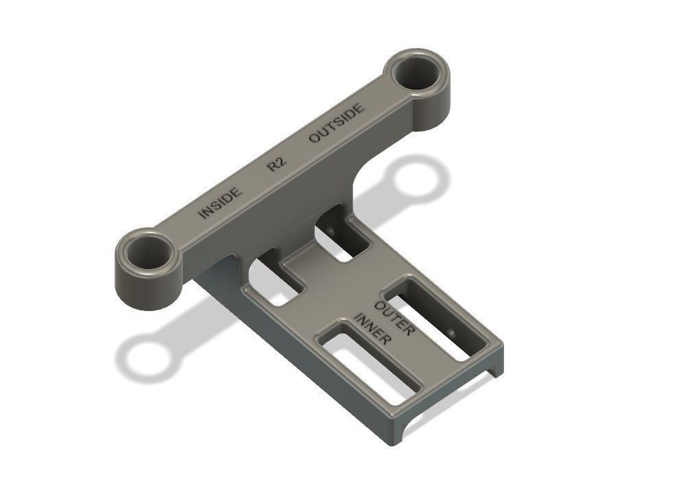 OO Curved Platform Distance Tool 3D print model_2