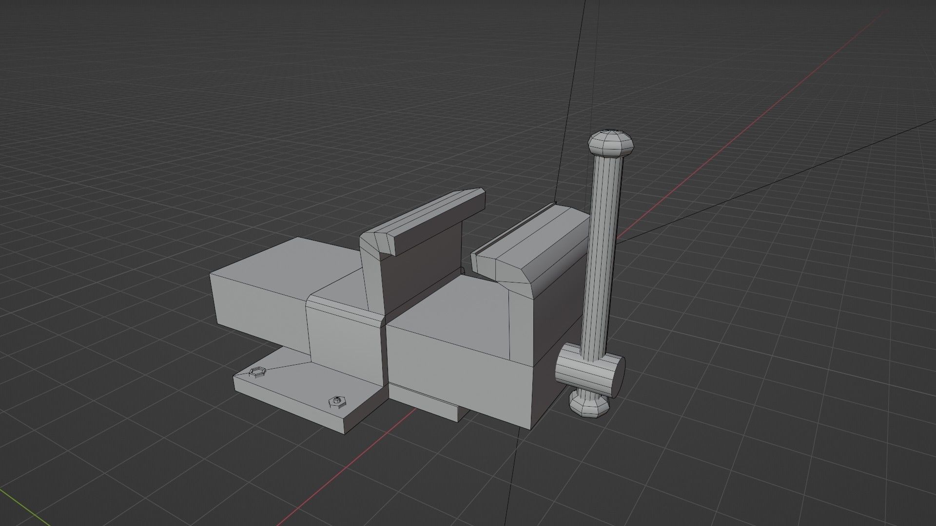 Butcher Essentials Bundle Grim Grip Clamp Slaughter Table Blood Low-poly 3D model_10