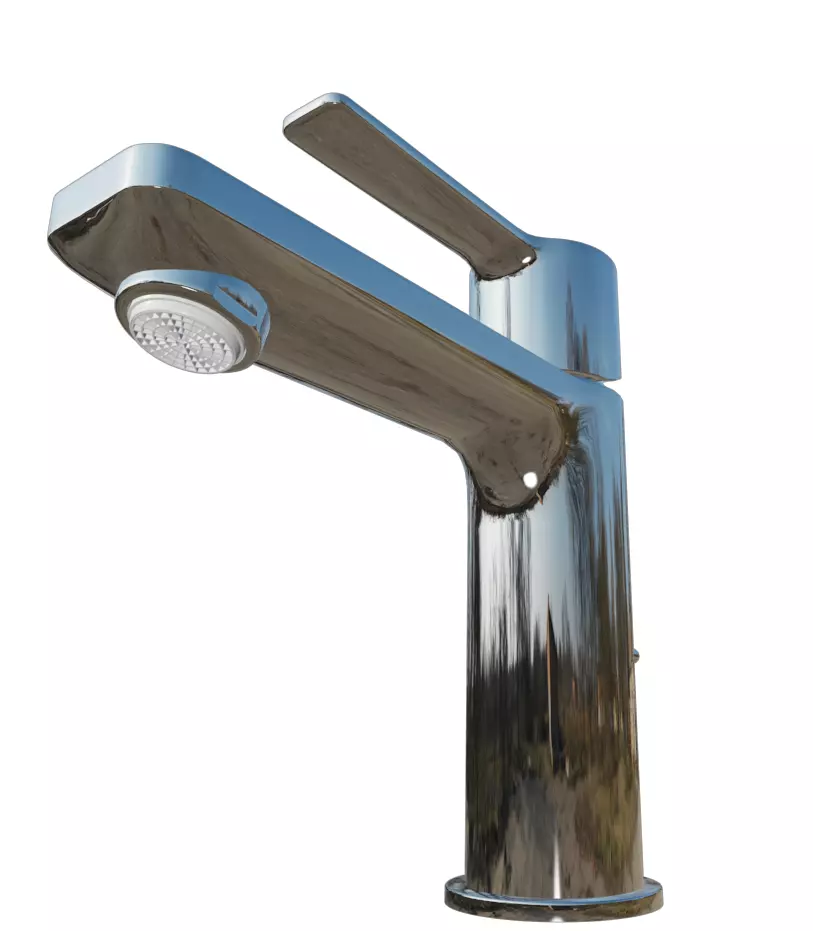 Grohe Product-faucet- LinearSingle-lever Basin Mixer  Low-poly 3D model_0