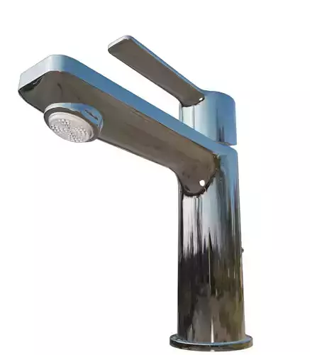 Grohe Product-faucet- LinearSingle-lever Basin Mixer  Low-poly 3D model
