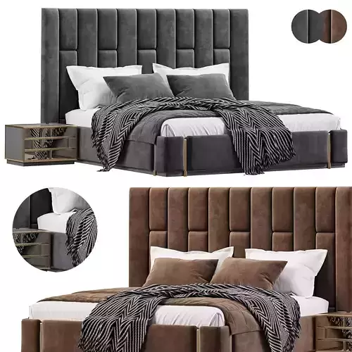 Aleta Krem Bed By Evgor Collection