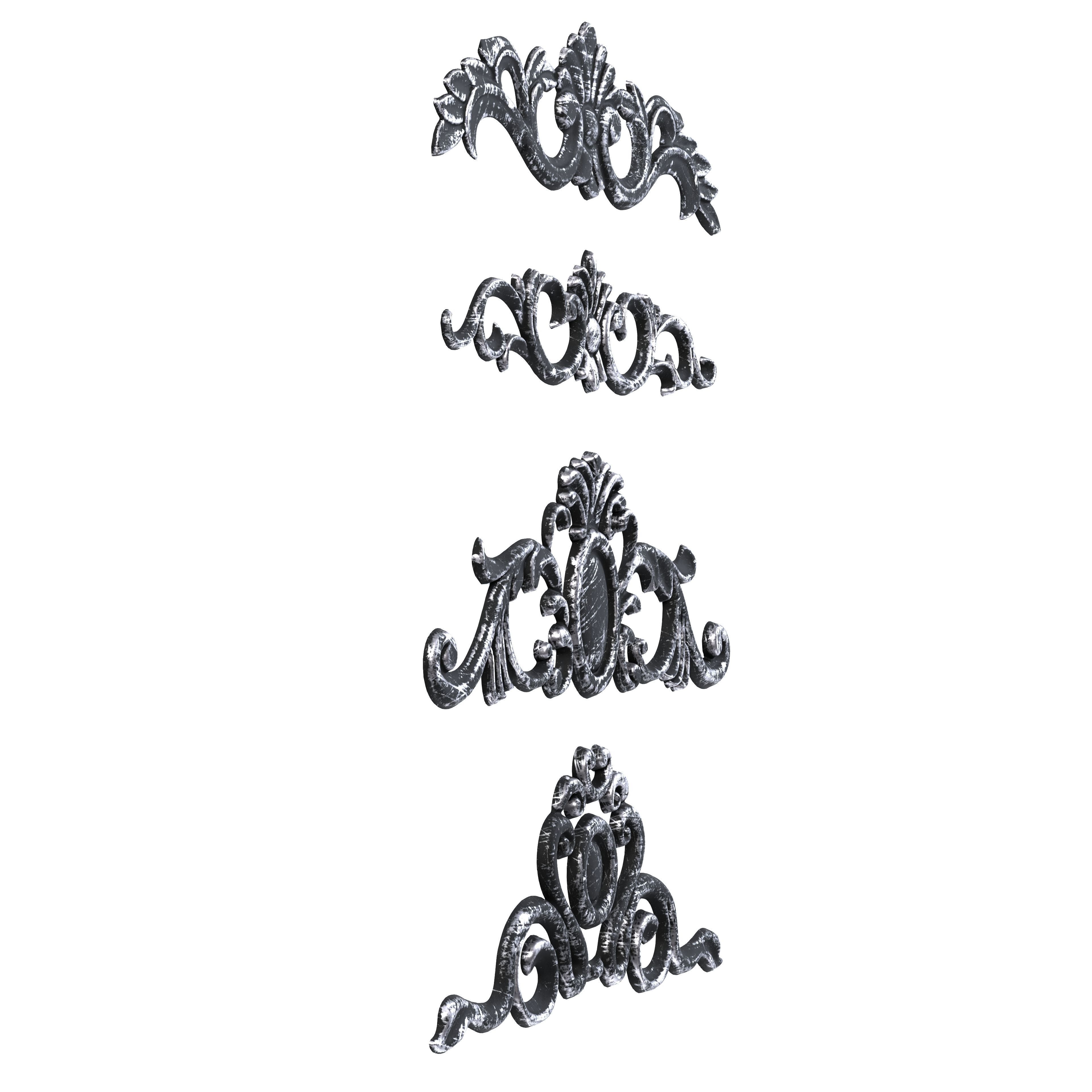 4 Low-Poly Ornament Vol 08-3 Low-poly 3D model_5