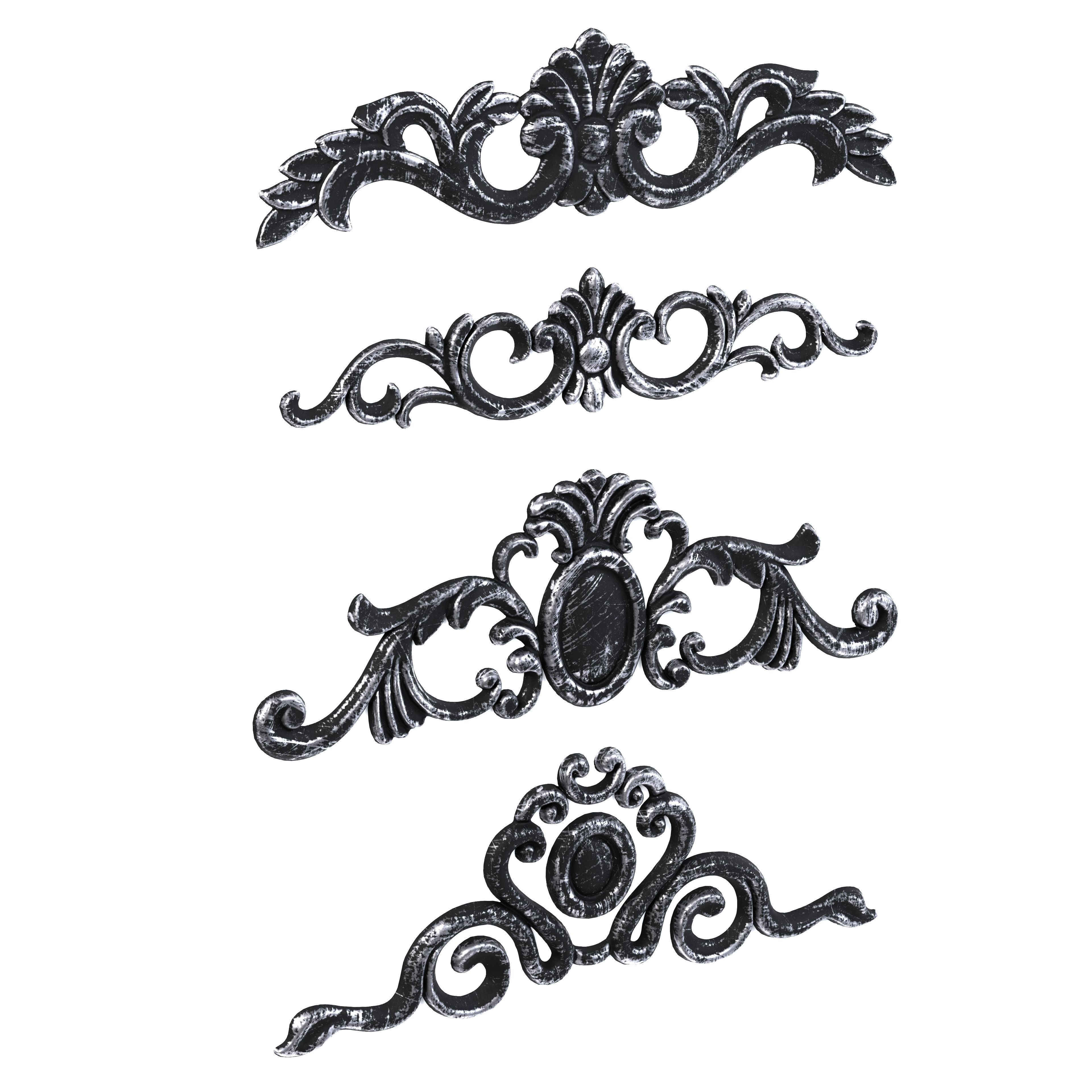 4 Low-Poly Ornament Vol 08-3 Low-poly 3D model_3