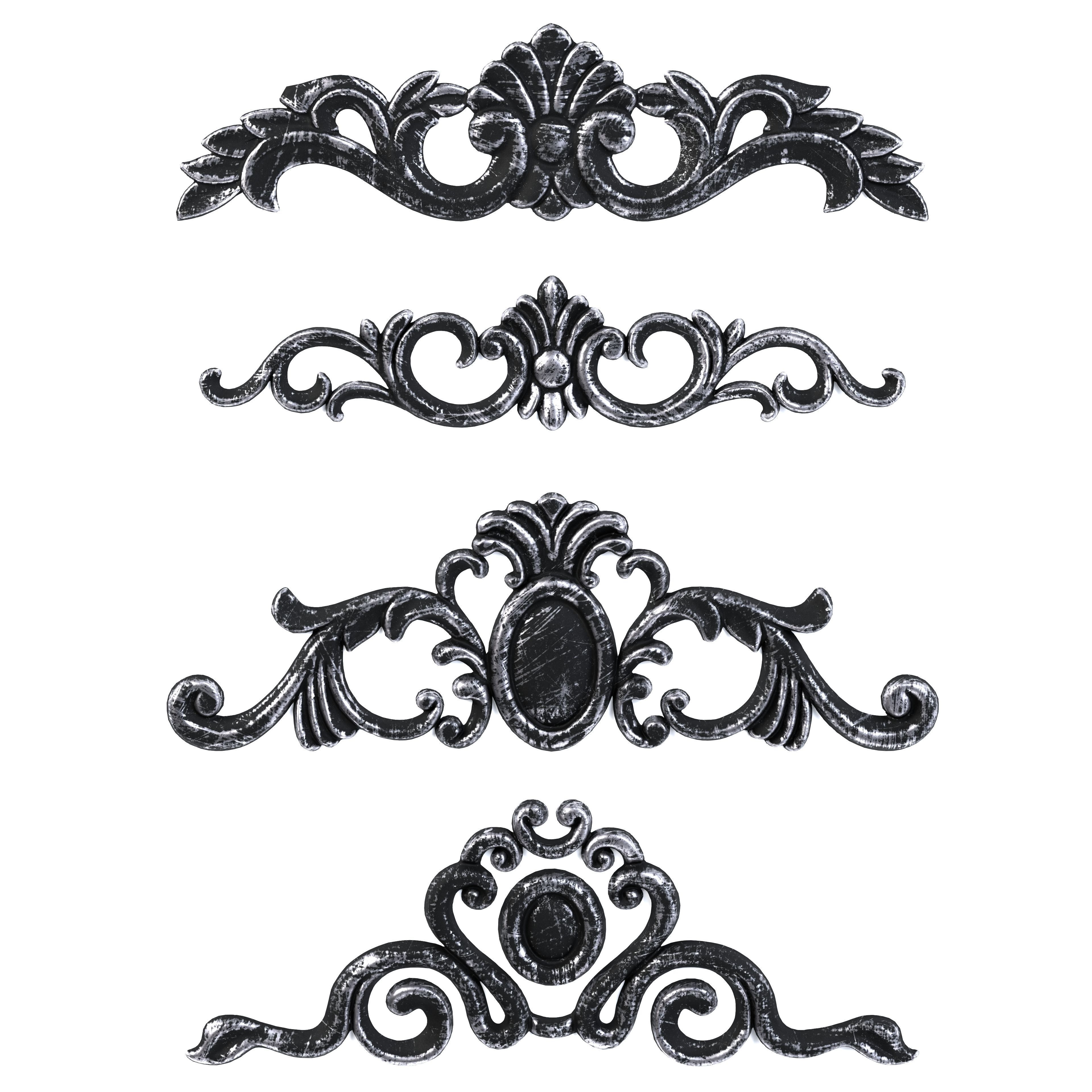 4 Low-Poly Ornament Vol 08-3 Low-poly 3D model_1