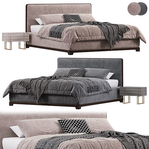 BALI BED BY ALIVAR COLLECTION 3D model