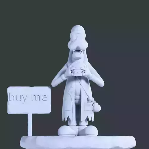 Tramp Goofy 3D print model