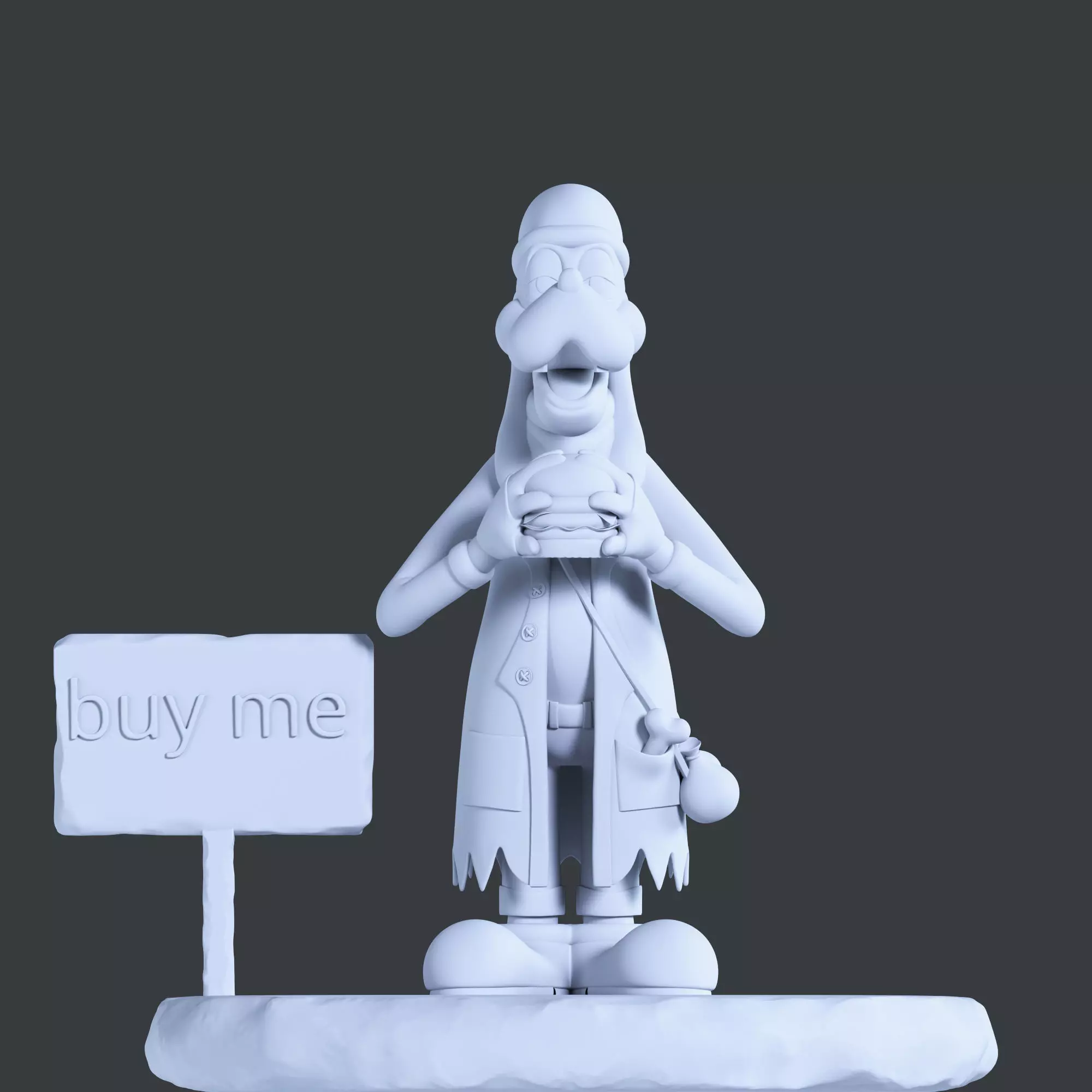 Tramp Goofy 3D print model_0