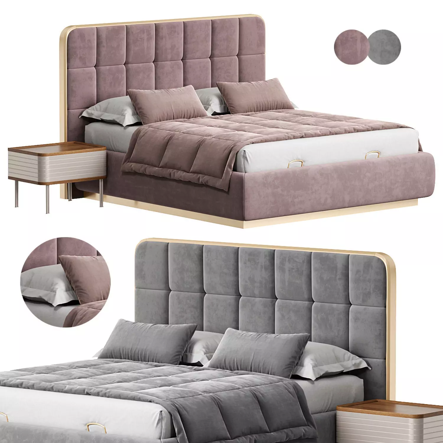 Kai bed by atmacha 3D model_0