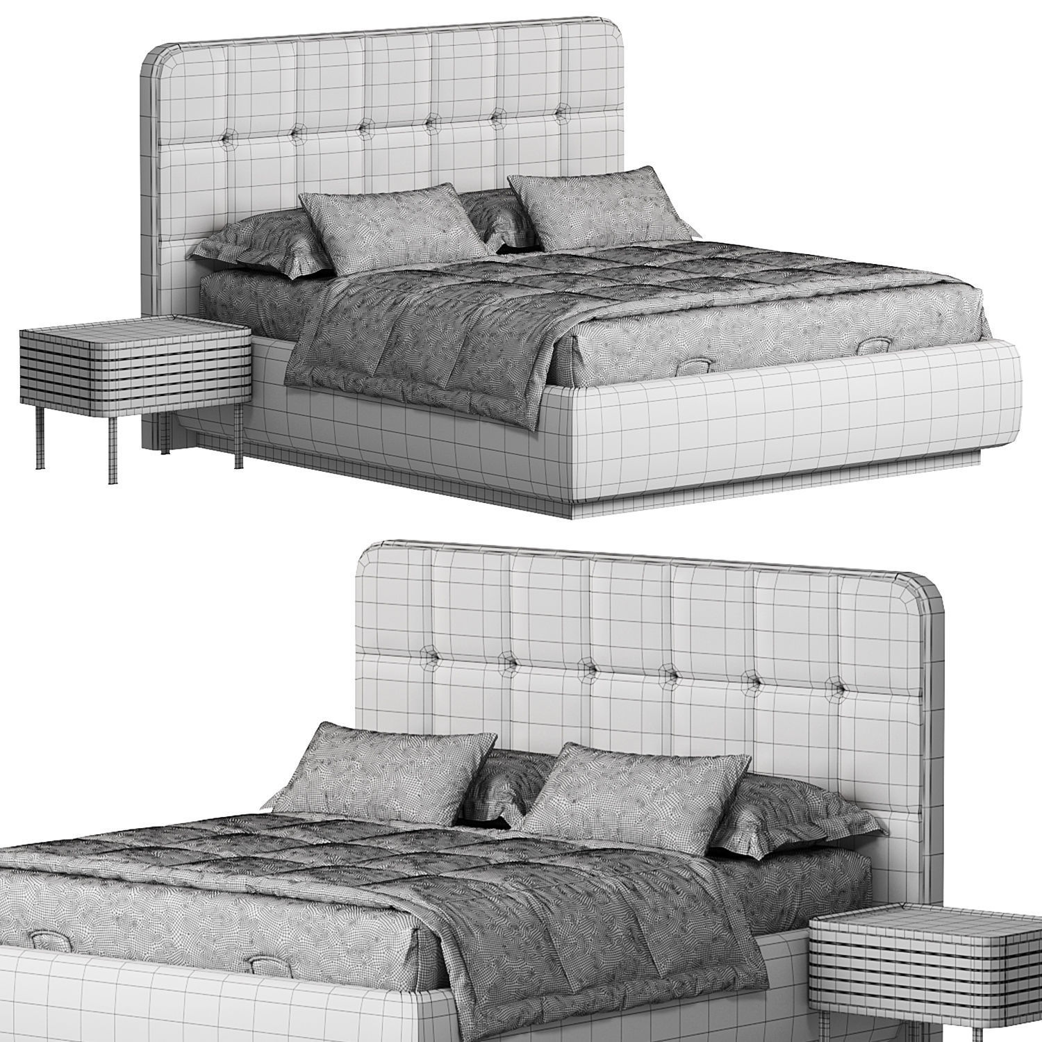 Kai bed by atmacha 3D model_2