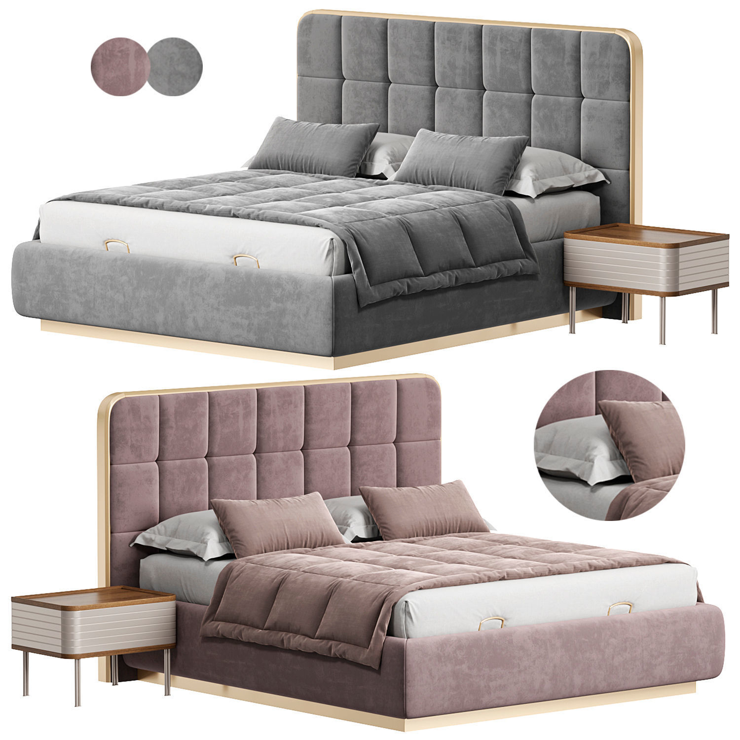 Kai bed by atmacha 3D model_1