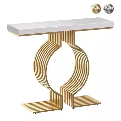 Modern Narrow Console Table by Homary