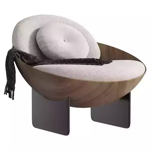 mete armchair by nohohome 3D model