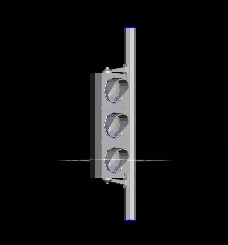 Traffic Light Free low-poly 3D model