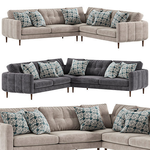 Corner Sofa By Sofology Collection 3D model CGTrader