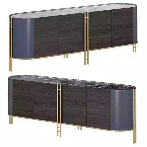 ikat sideboard by luxdeco 3D model