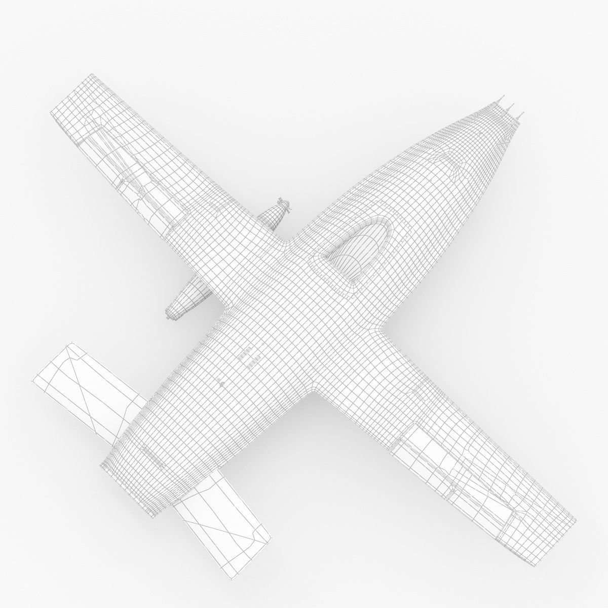 Boeing MQ25 Stingray Aerial Refueling Drone US 2 3D model_37
