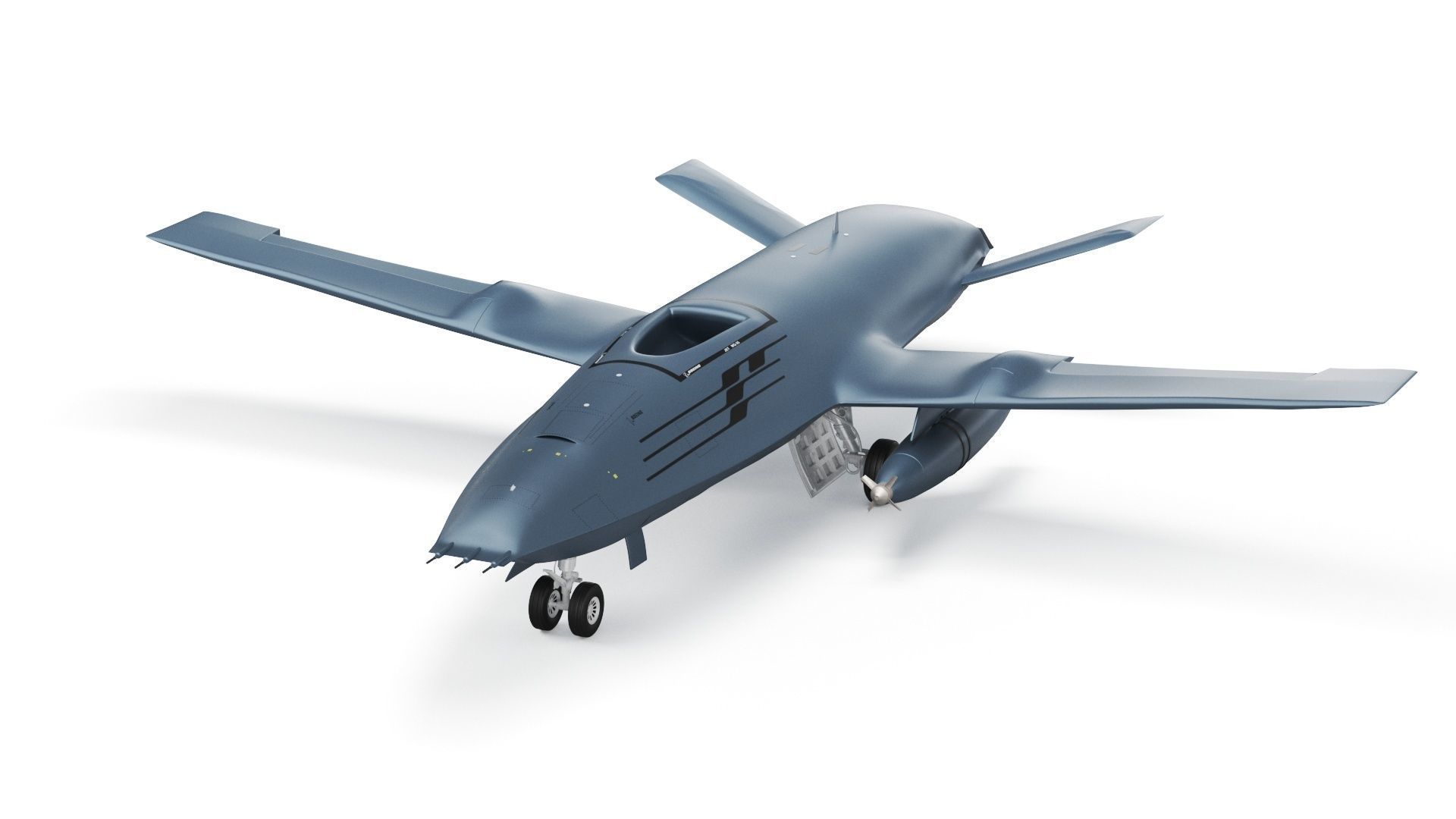 Boeing MQ25 Stingray Aerial Refueling Drone US 2 3D model_34